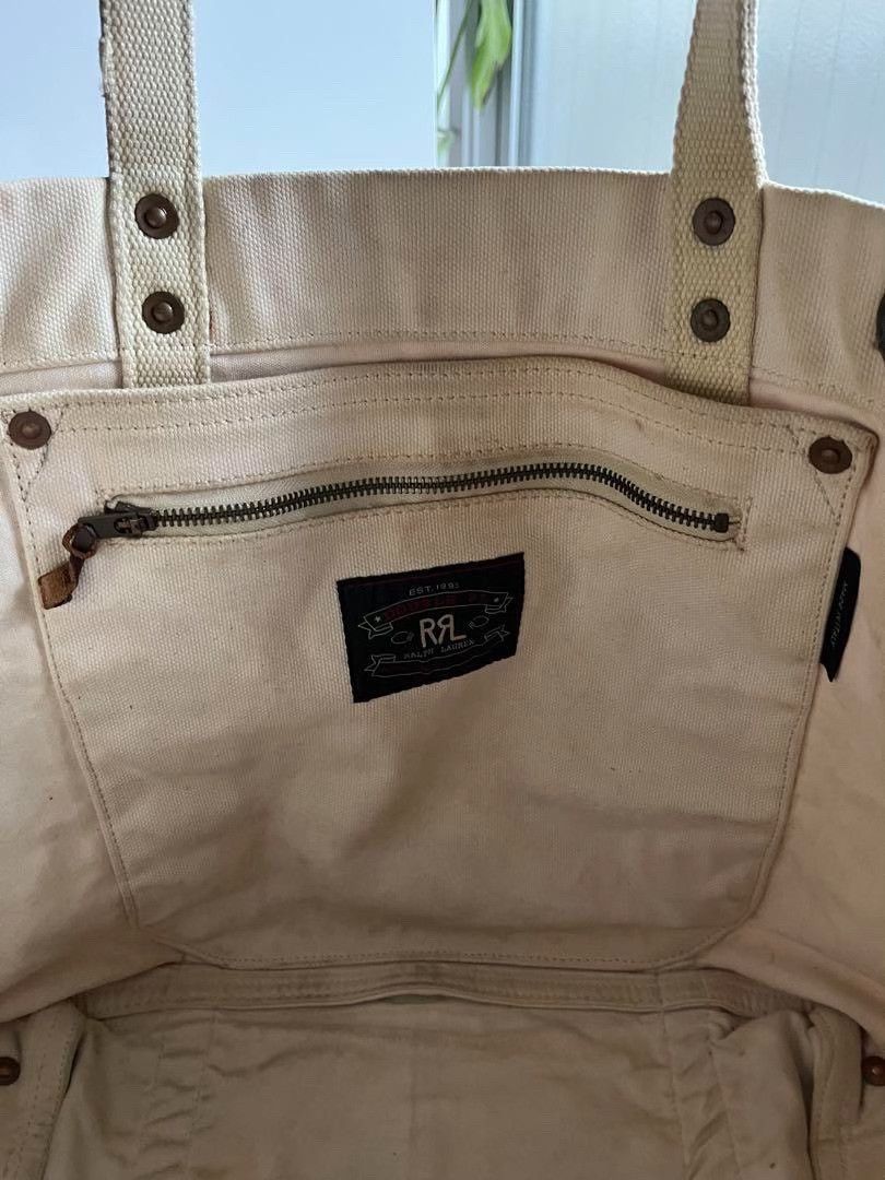 RRL Ralph Lauren RRL Vintage Canvas Nautical Tote Bag Size ONE SIZE - 6 Thumbnail