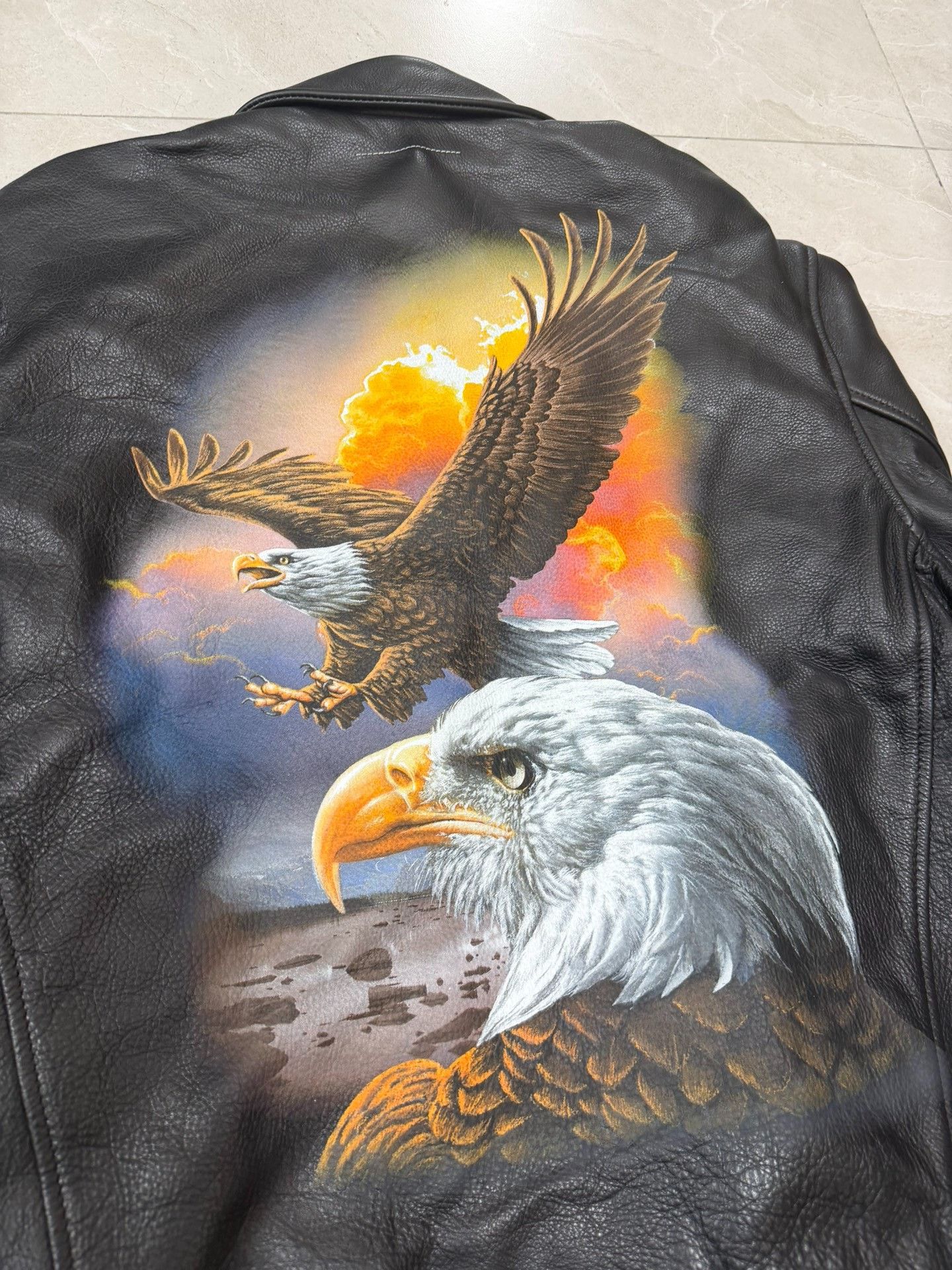 Schott Supreme x MM6 Maison Margiela Schott Eagle Leather Jacket Size US L / EU 52-54 / 3 - 6 Thumbnail