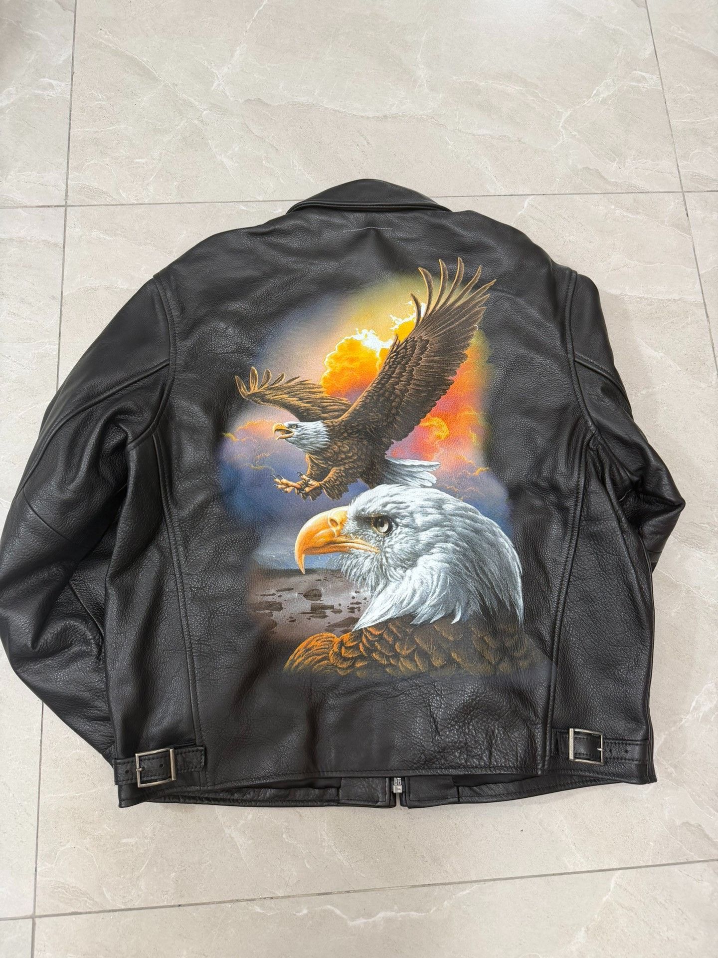 Schott Supreme x MM6 Maison Margiela Schott Eagle Leather Jacket Size US L / EU 52-54 / 3 - 5 Thumbnail