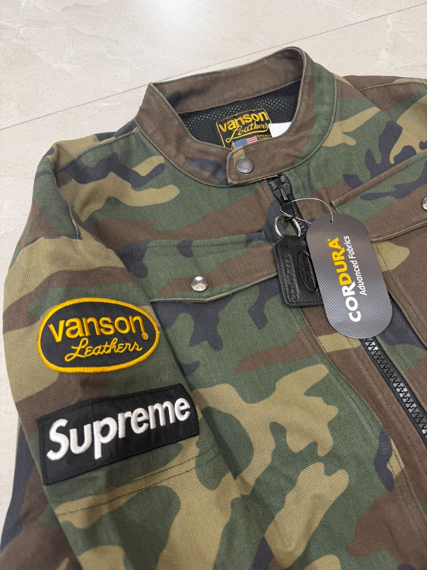 Supreme Supreme Vanson Leathers Cordura Jacket Size US L / EU 52-54 / 3 - 2 Thumbnail