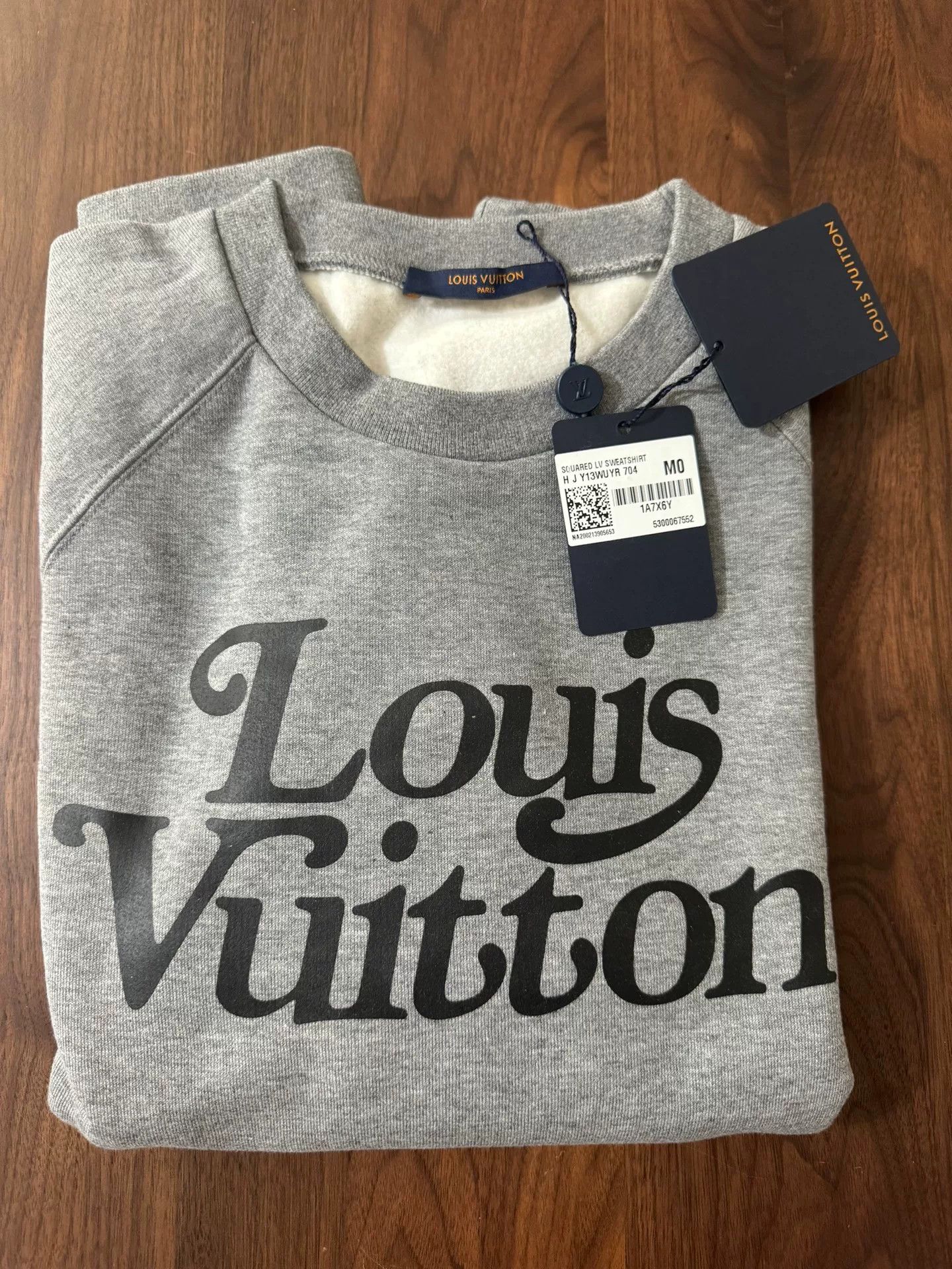 Louis Vuitton Louis Vuitton x Nigo Gray Logo Sweatshirt Size US M / EU 48-50 / 2 - 5 Thumbnail