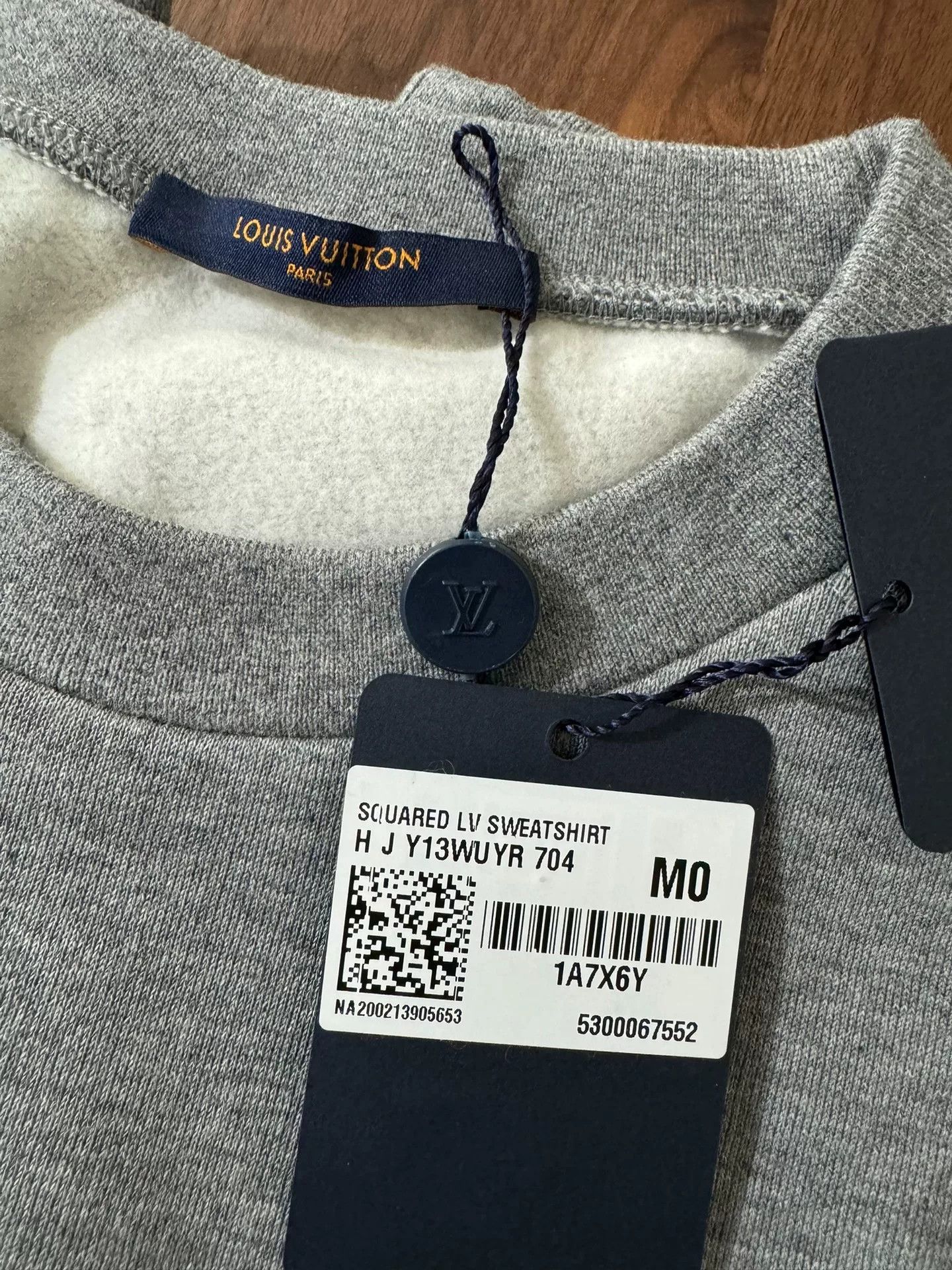 Louis Vuitton Louis Vuitton x Nigo Gray Logo Sweatshirt Size US M / EU 48-50 / 2 - 2 Thumbnail