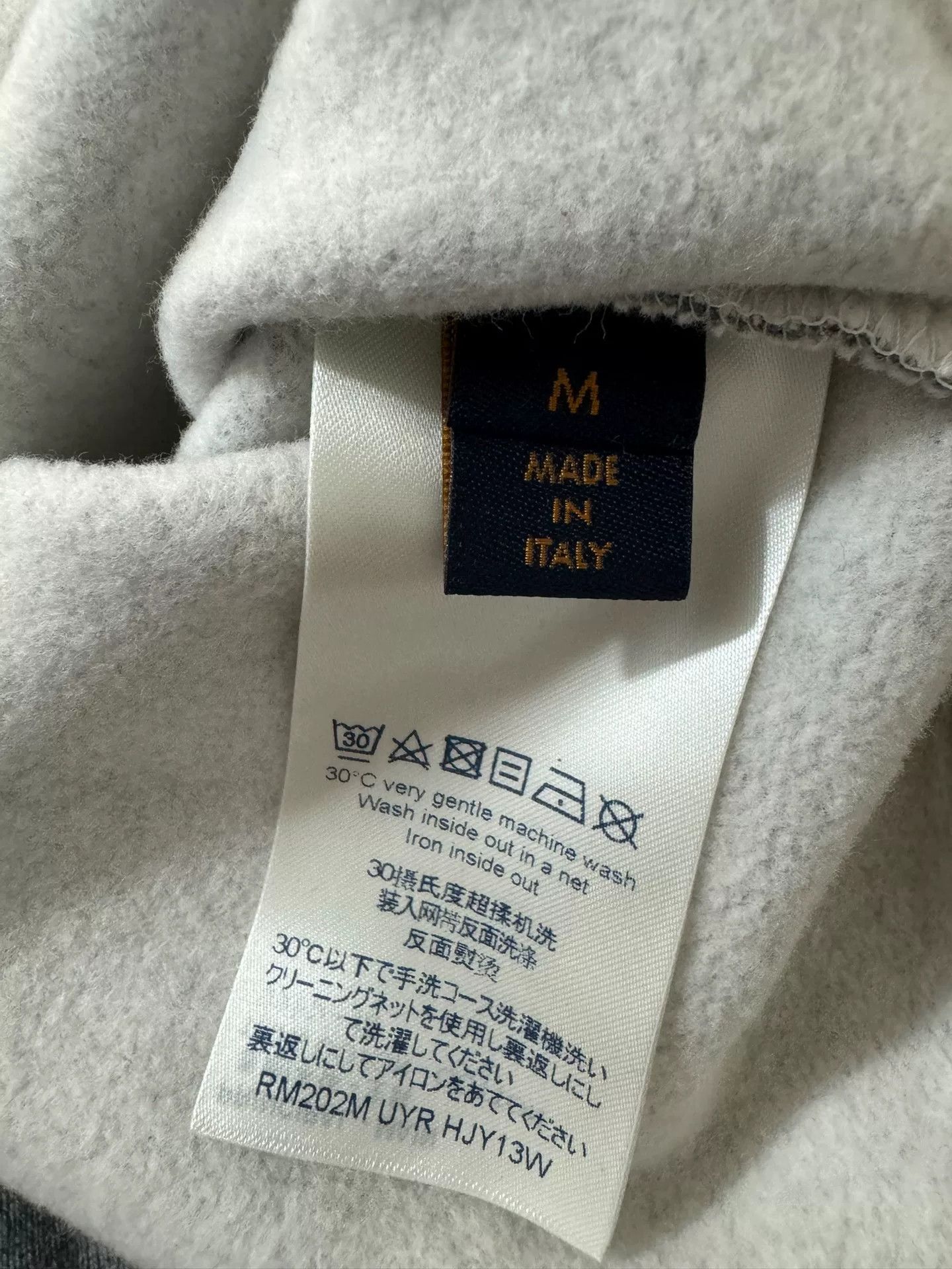 Louis Vuitton Louis Vuitton x Nigo Gray Logo Sweatshirt Size US M / EU 48-50 / 2 - 3 Thumbnail