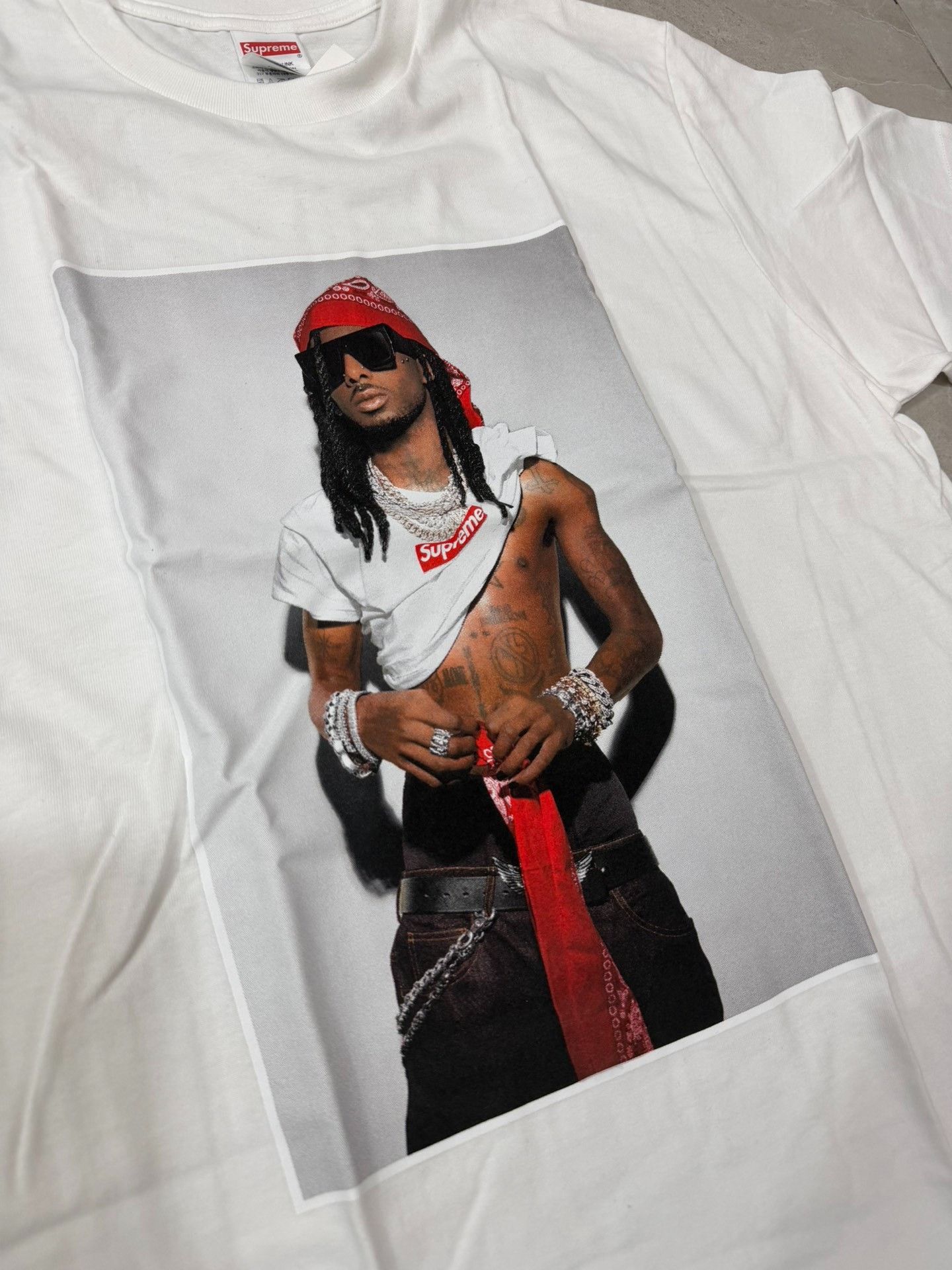 Supreme Supreme FW25 WEEK1 Playboi Carti Photo Tee Size US M / EU 48-50 / 2 - 2 Thumbnail