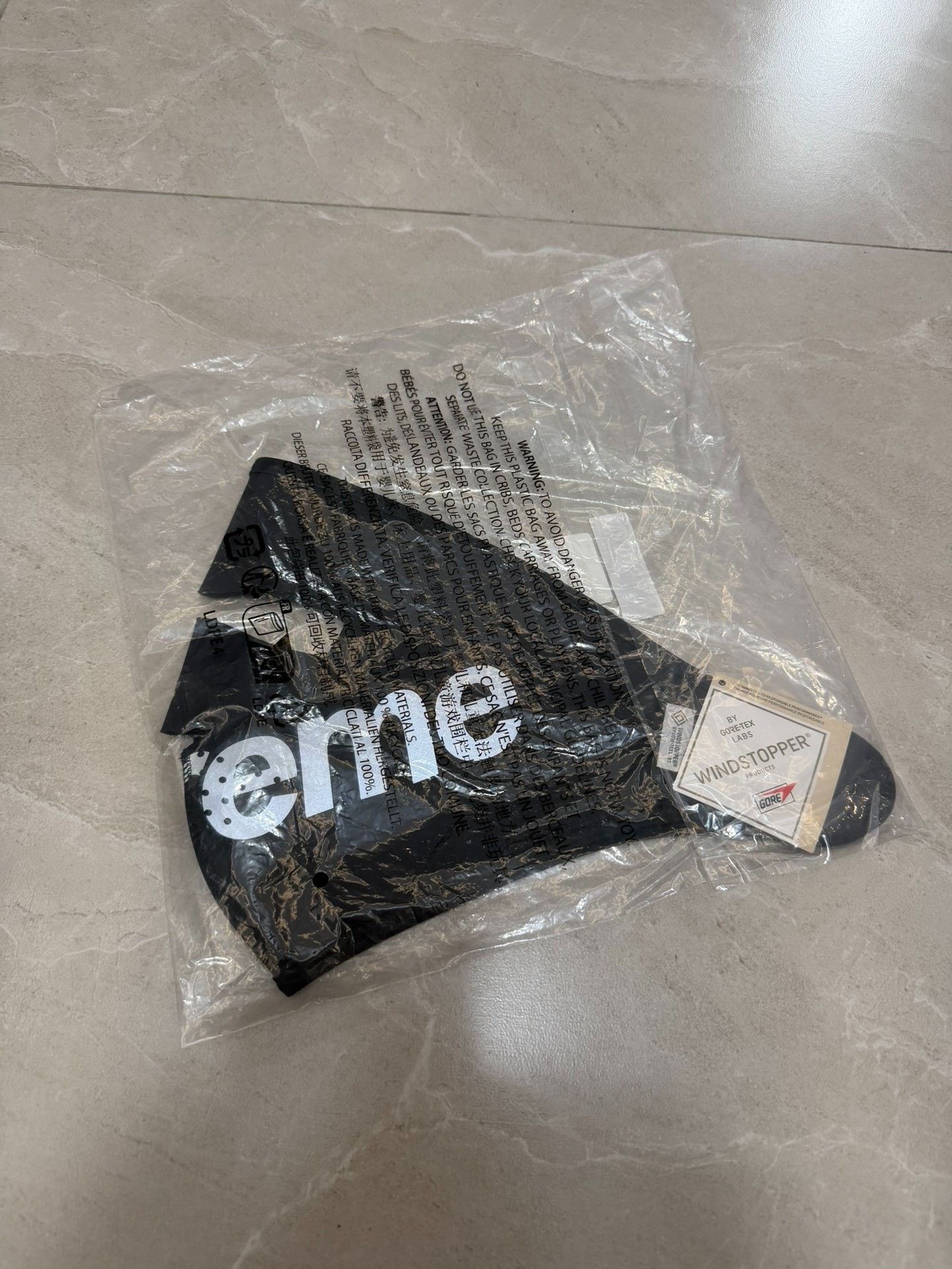 Supreme Supreme FW25 Windstopper Facemask Black Size ONE SIZE - 2 Thumbnail