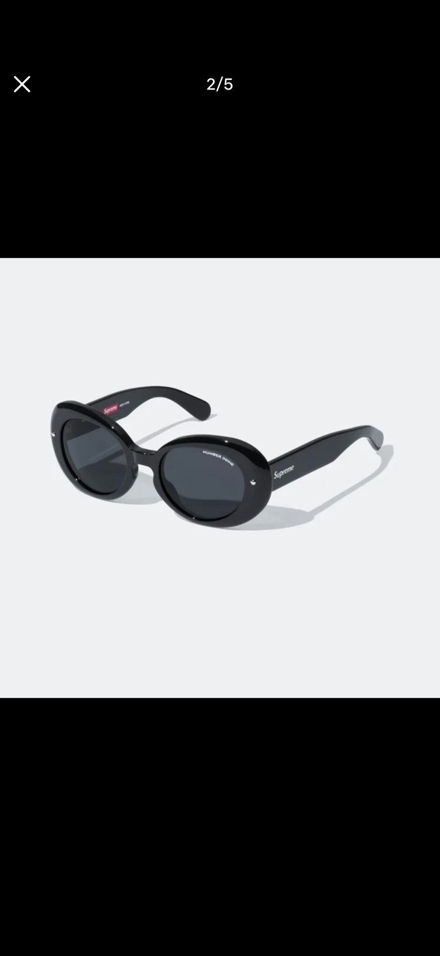 Supreme Supreme x Number (N)ine FW25 Sunglasses Size ONE SIZE - 6 Thumbnail