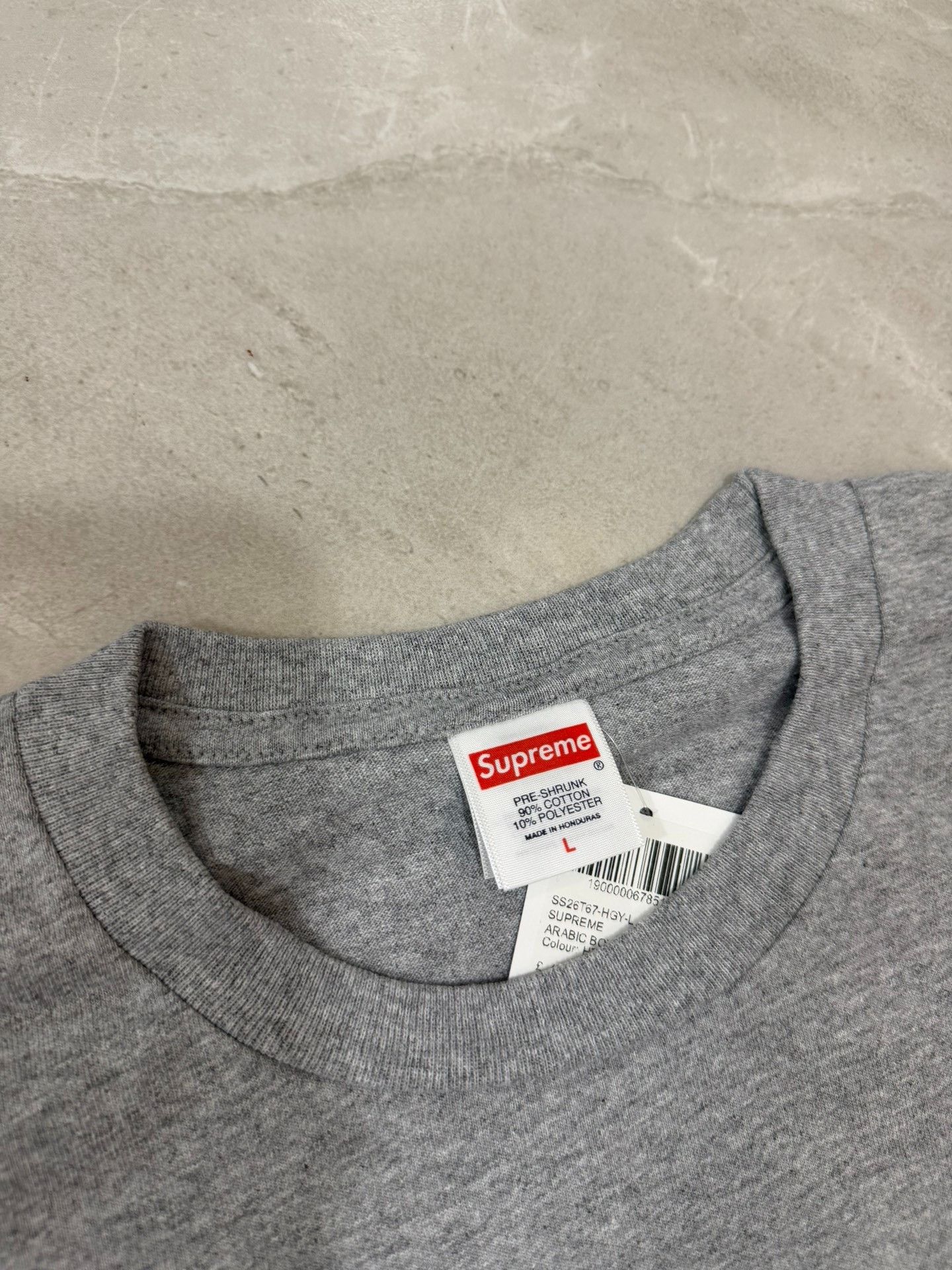 Supreme Supreme SS26 WEEK1 Arabic Box Logo Tee Size US L / EU 52-54 / 3 - 3 Thumbnail