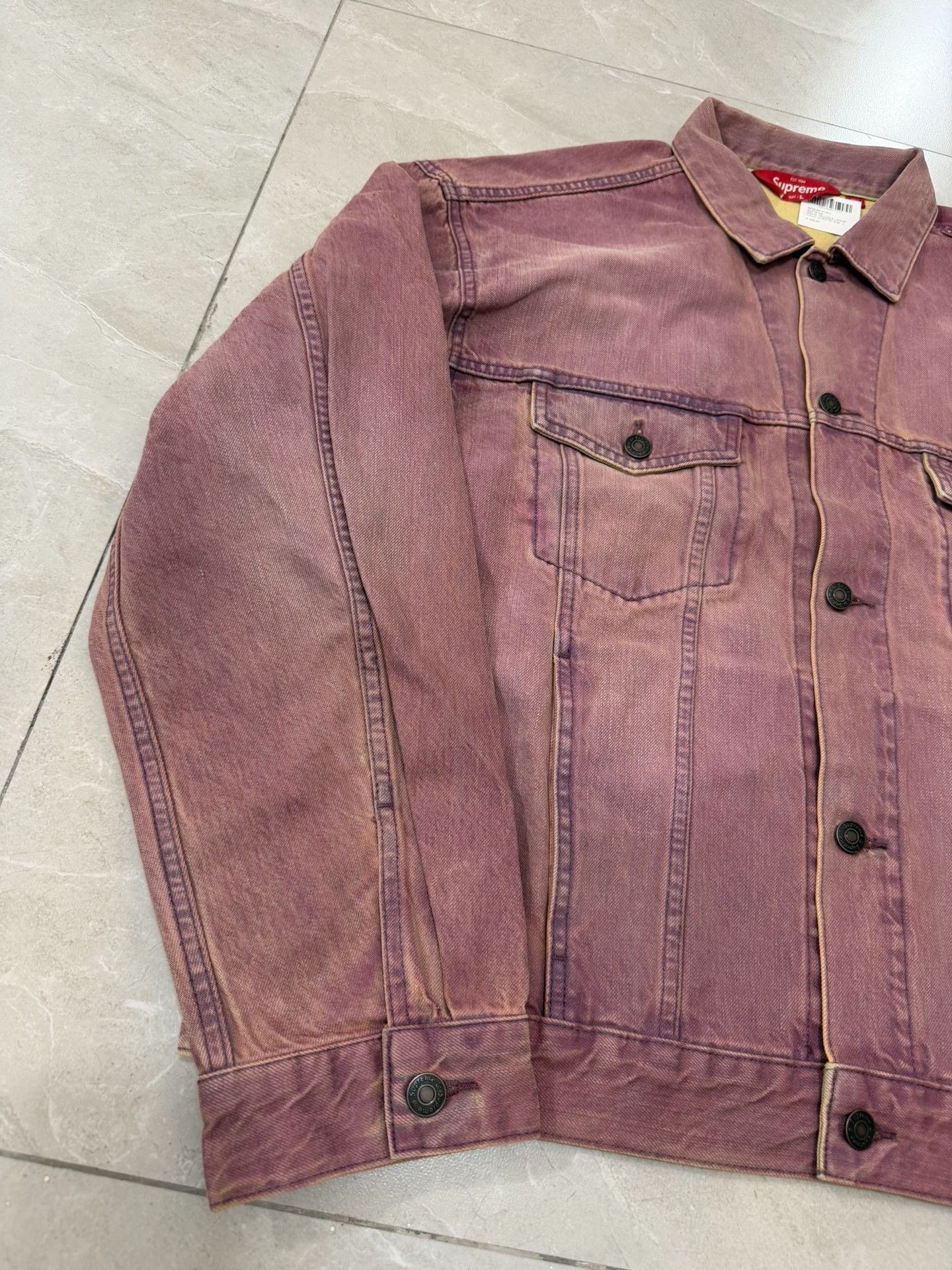 Supreme Supreme SS26 Week1 Denim Trucker Jacket Size US L / EU 52-54 / 3 - 2 Thumbnail