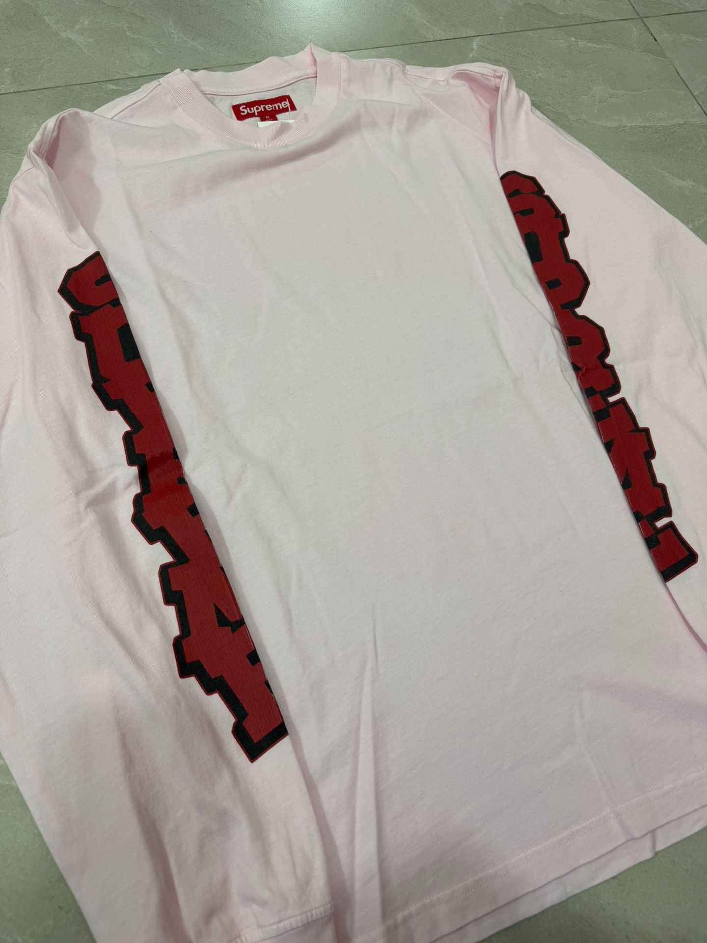 Supreme Supreme SS26 WEEK1 Cracked Sleeve L/S Top Size US M / EU 48-50 / 2 - 3 Thumbnail