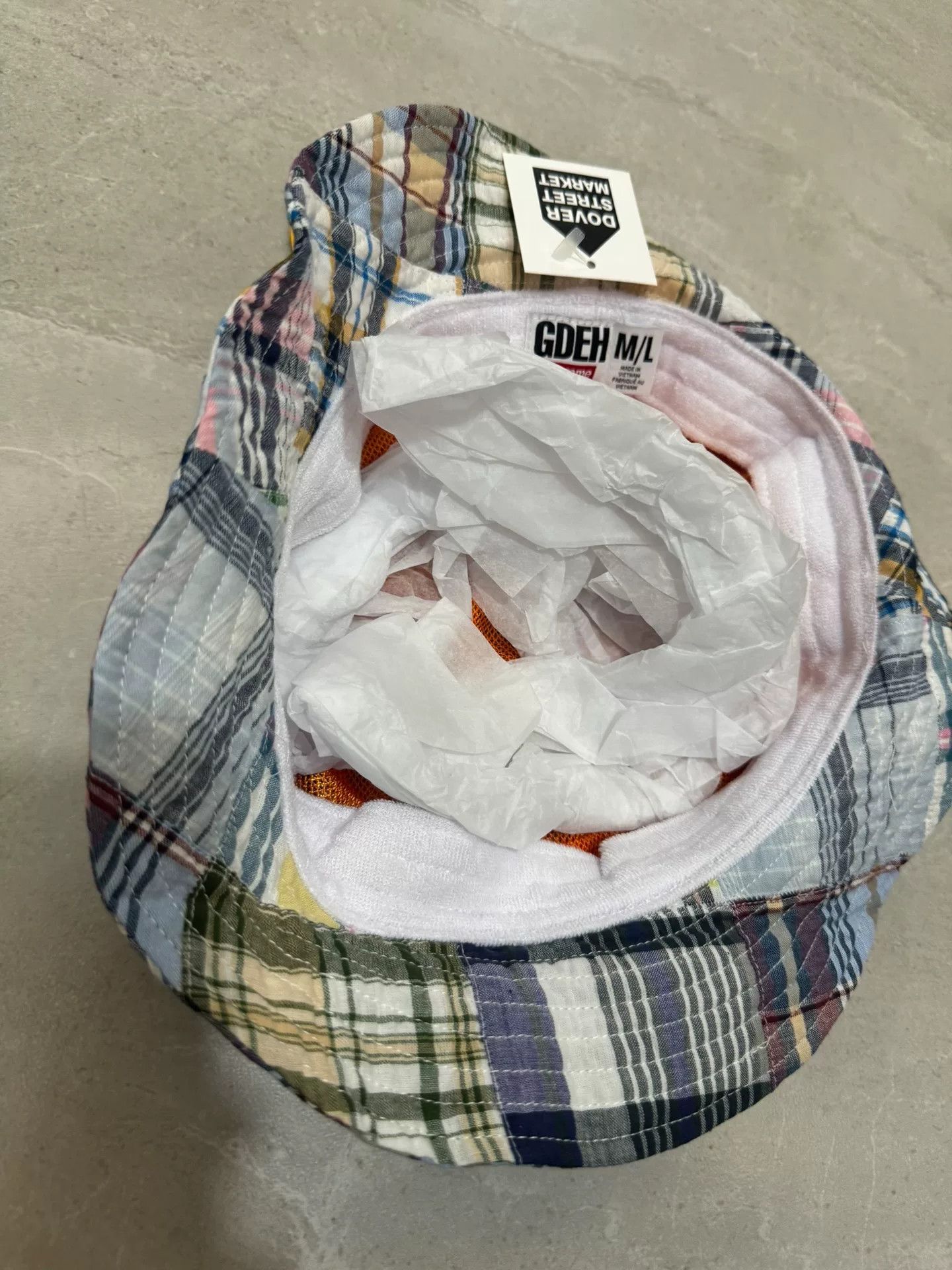 Supreme Supreme x GOODENOUGH Patchwork Crusher Bucket Hat Size ONE SIZE - 4 Thumbnail