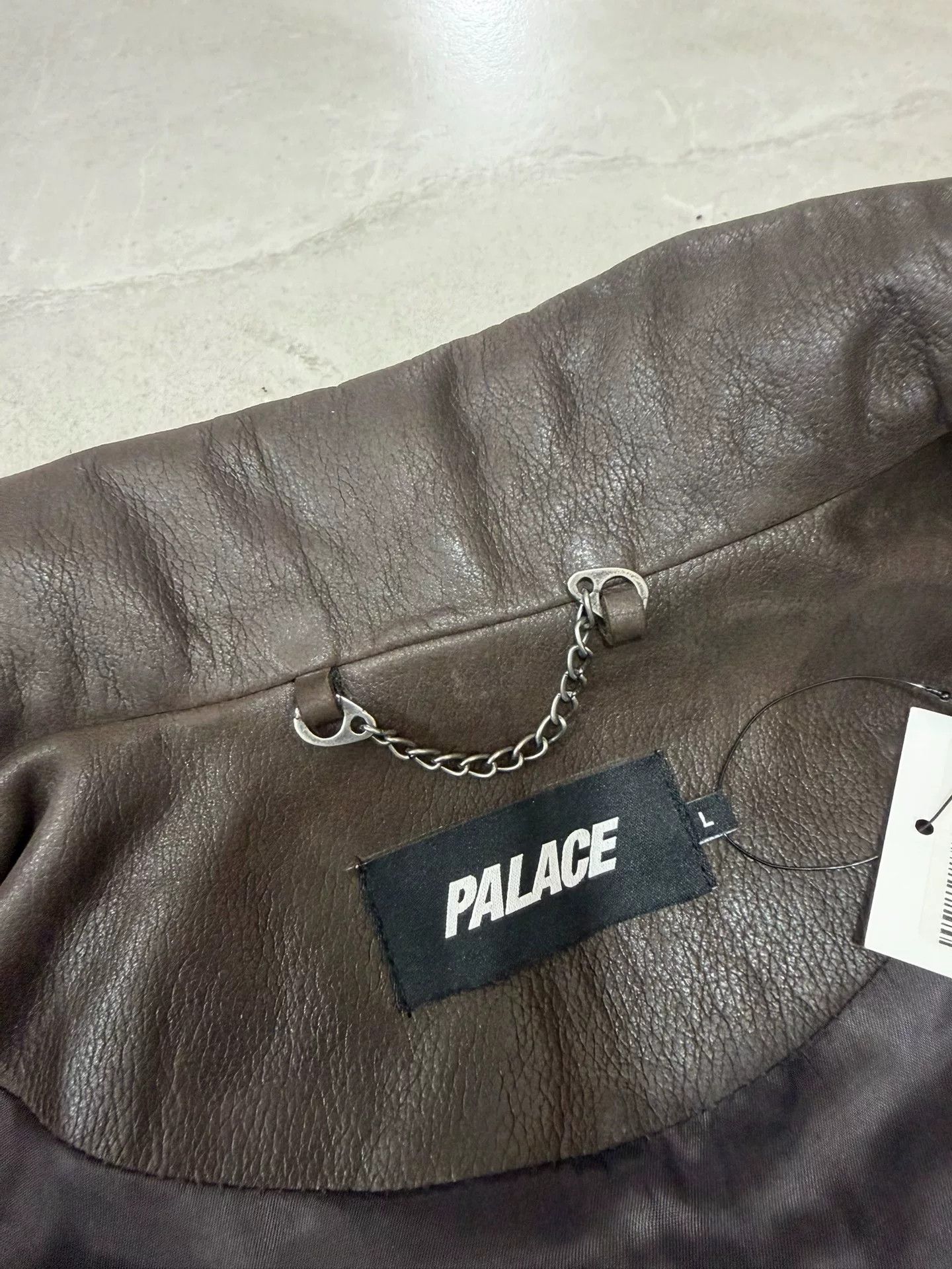 Palace Palace FW25 Susanoo Leather Flight Jacket Size US L / EU 52-54 / 3 - 4 Thumbnail