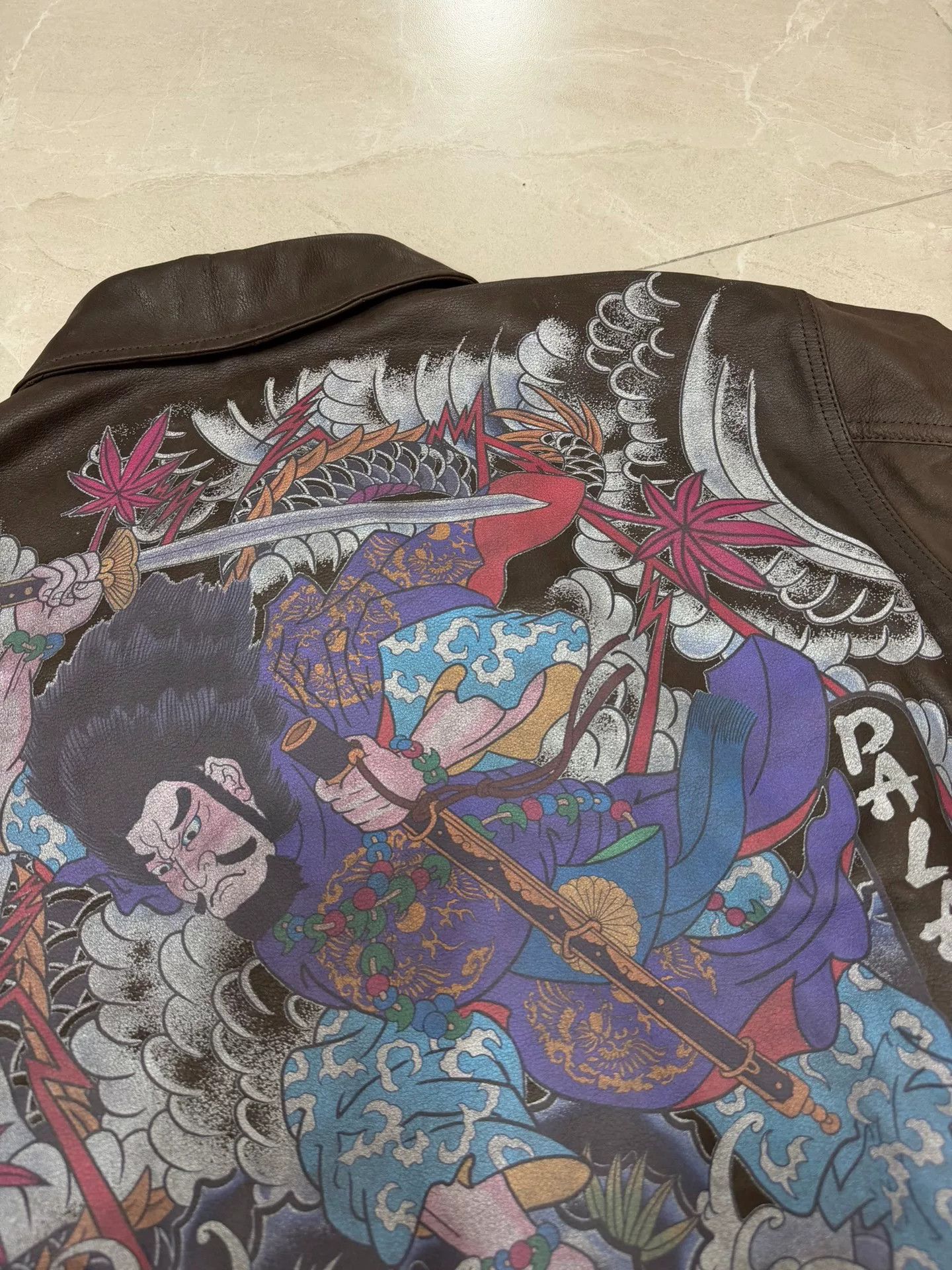 Palace Palace FW25 Susanoo Leather Flight Jacket Size US L / EU 52-54 / 3 - 7 Thumbnail