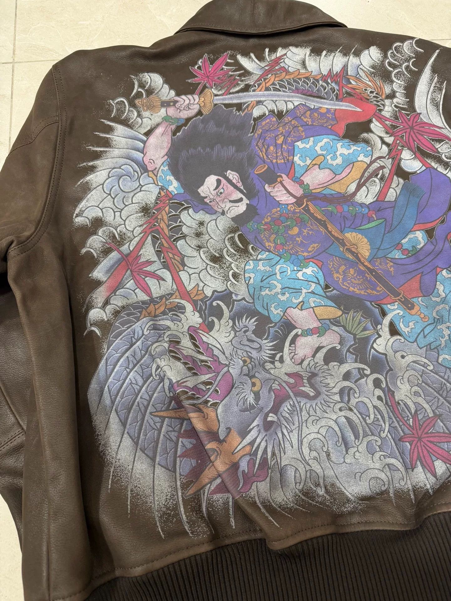 Palace Palace FW25 Susanoo Leather Flight Jacket Size US L / EU 52-54 / 3 - 6 Thumbnail