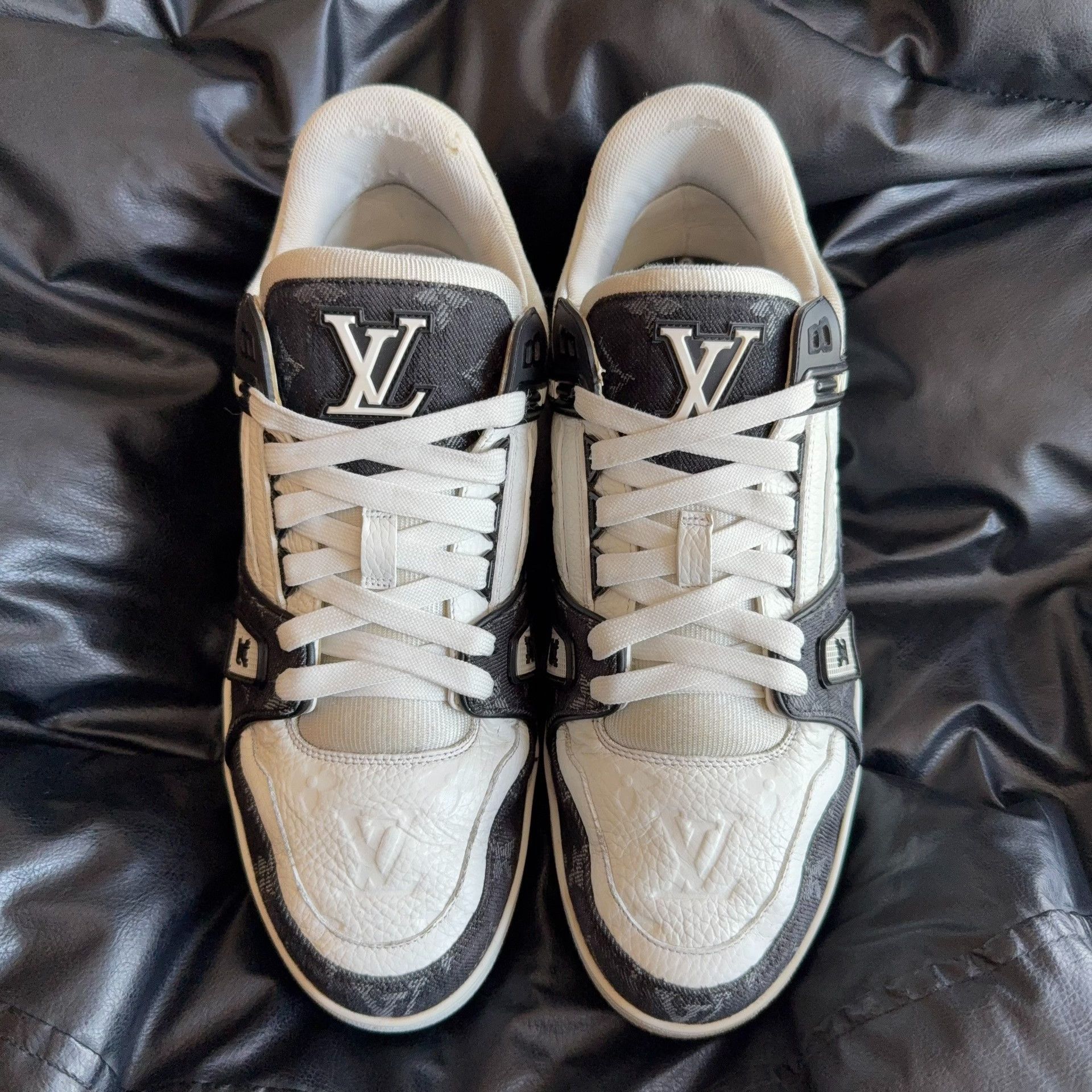 Louis Vuitton Louis Vuitton Training Denim Black Lowtop Sneakers 8 Men Size US 8 / EU 41 - 2 Thumbnail