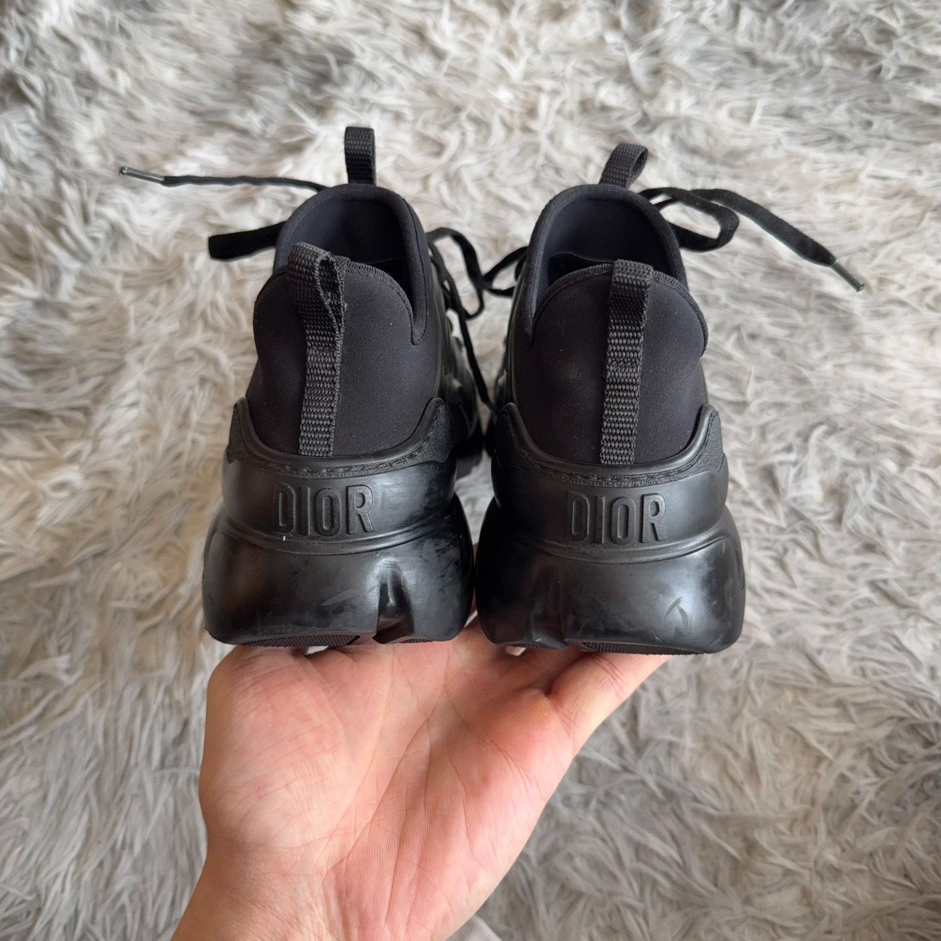 Dior Dior Black Lowtop Sneakers 37 Women Size US 6.5 / IT 36.5 - 3 Thumbnail