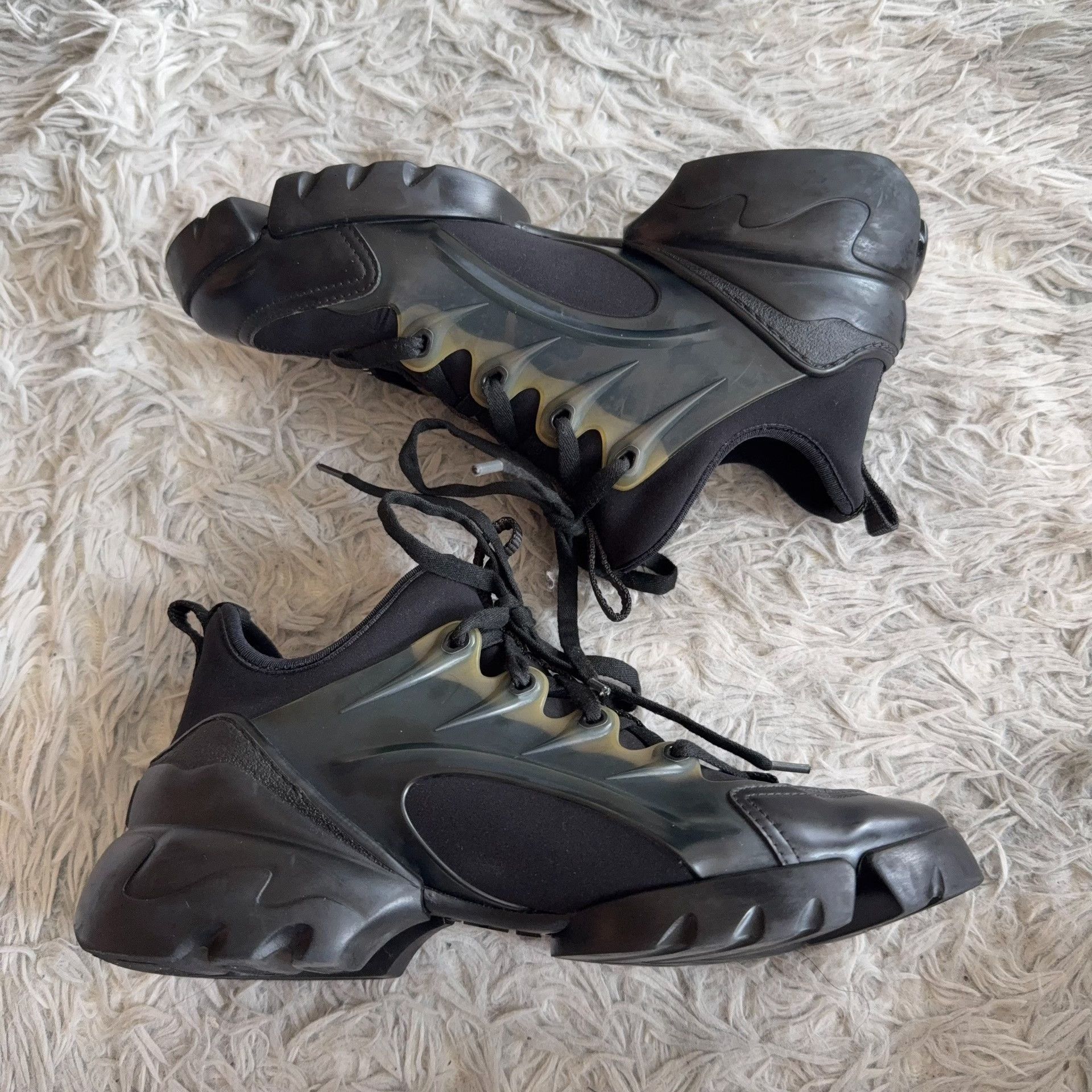 Dior Dior Black Lowtop Sneakers 37 Women Size US 6.5 / IT 36.5 - 5 Thumbnail