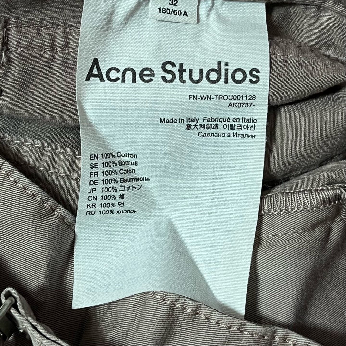 Acne Studios Acne Studios Cargo Multi Casual Pants 32 Men Size US 32 / EU 48 - 5 Thumbnail