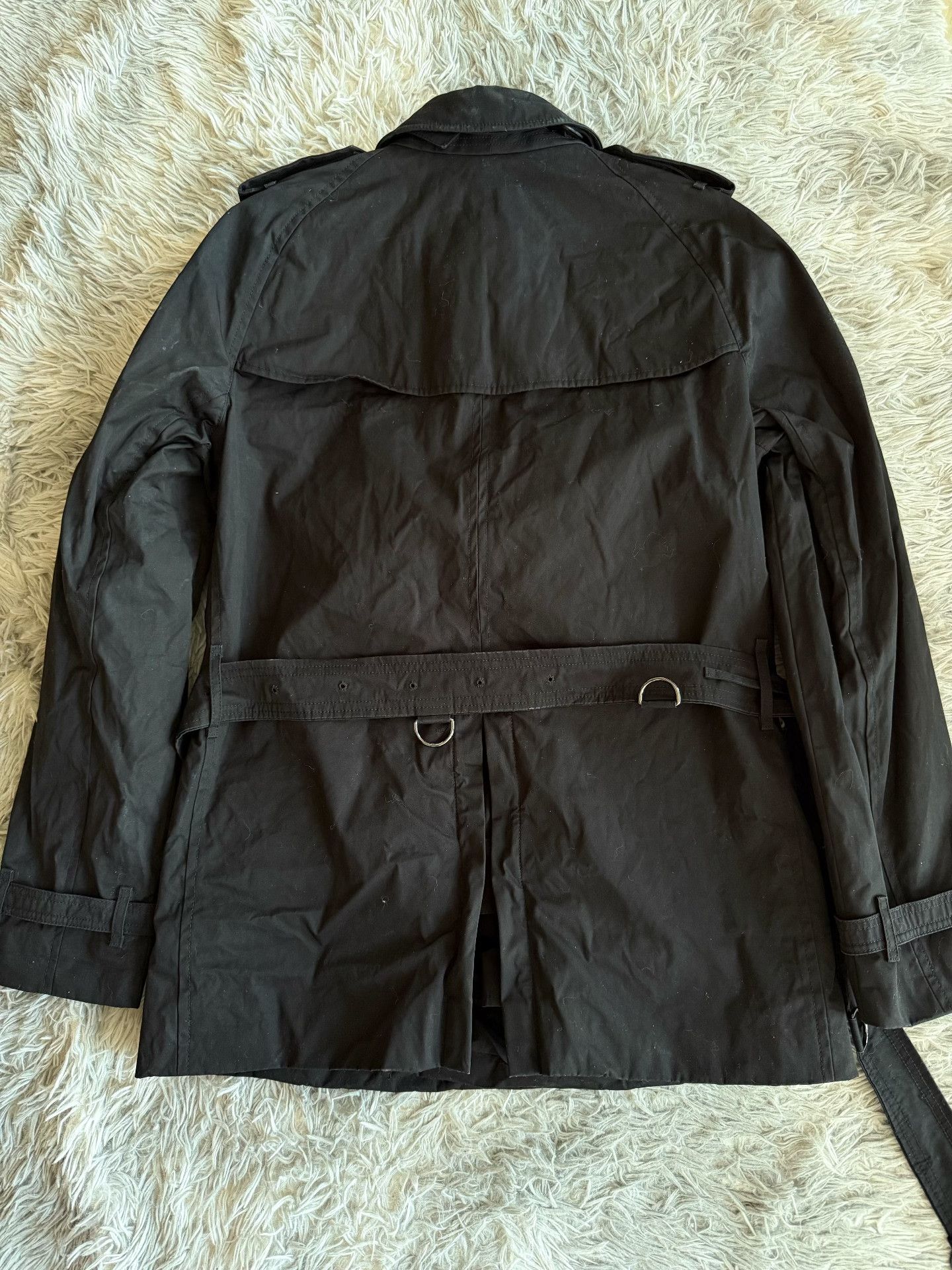 Burberry Burberry Black Coat 48 Women Size XL / US 12-14 / IT 48-50 - 2 Thumbnail