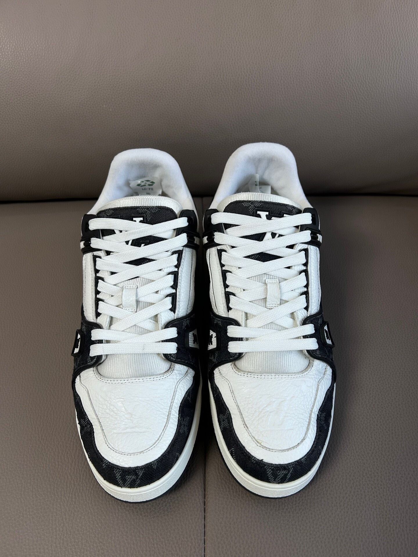 Louis Vuitton Louis Vuitton Training Denim Black Lowtop Sneakers 41 Men Size US 8.5 / EU 41-42 - 2 Thumbnail