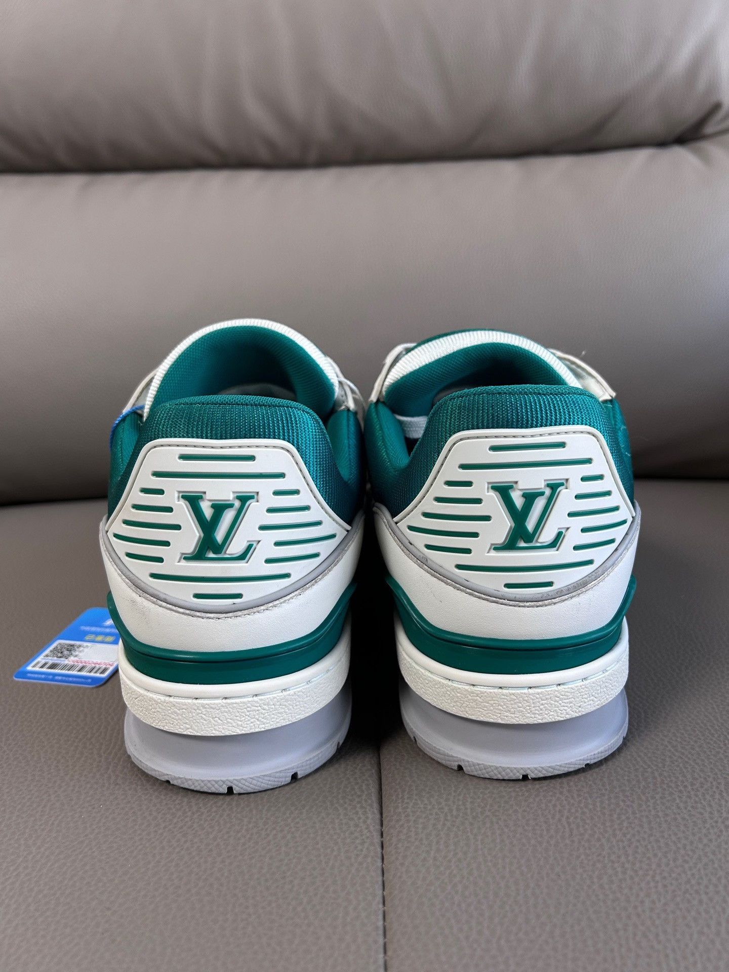 Louis Vuitton Louis Vuitton Training Green Lowtop Sneakers 41 Men Size US 8.5 / EU 41-42 - 3 Thumbnail