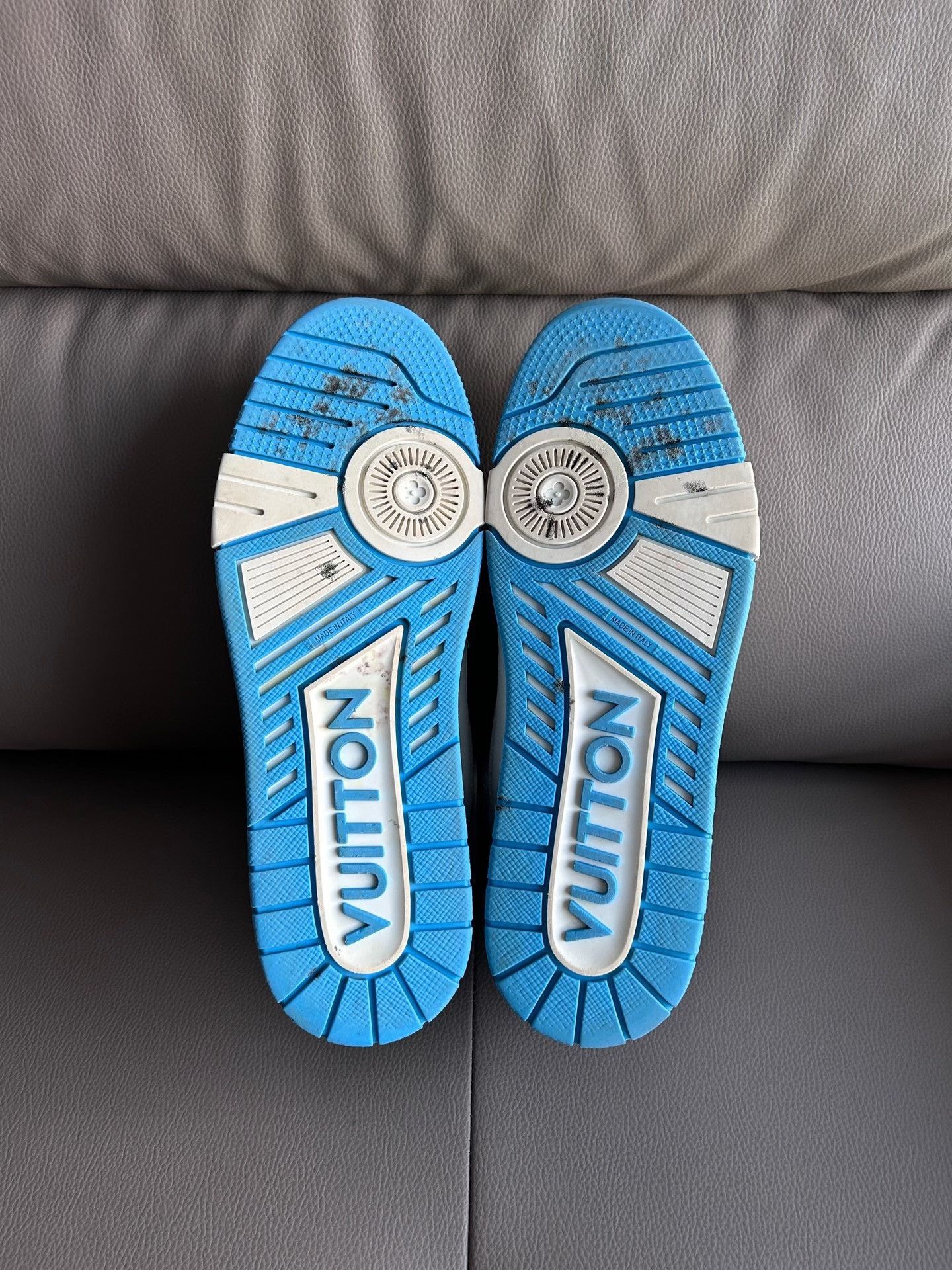 Louis Vuitton Louis Vuitton Training Blue Lowtop Sneakers 43 Men Size US 10 / EU 43 - 4 Thumbnail