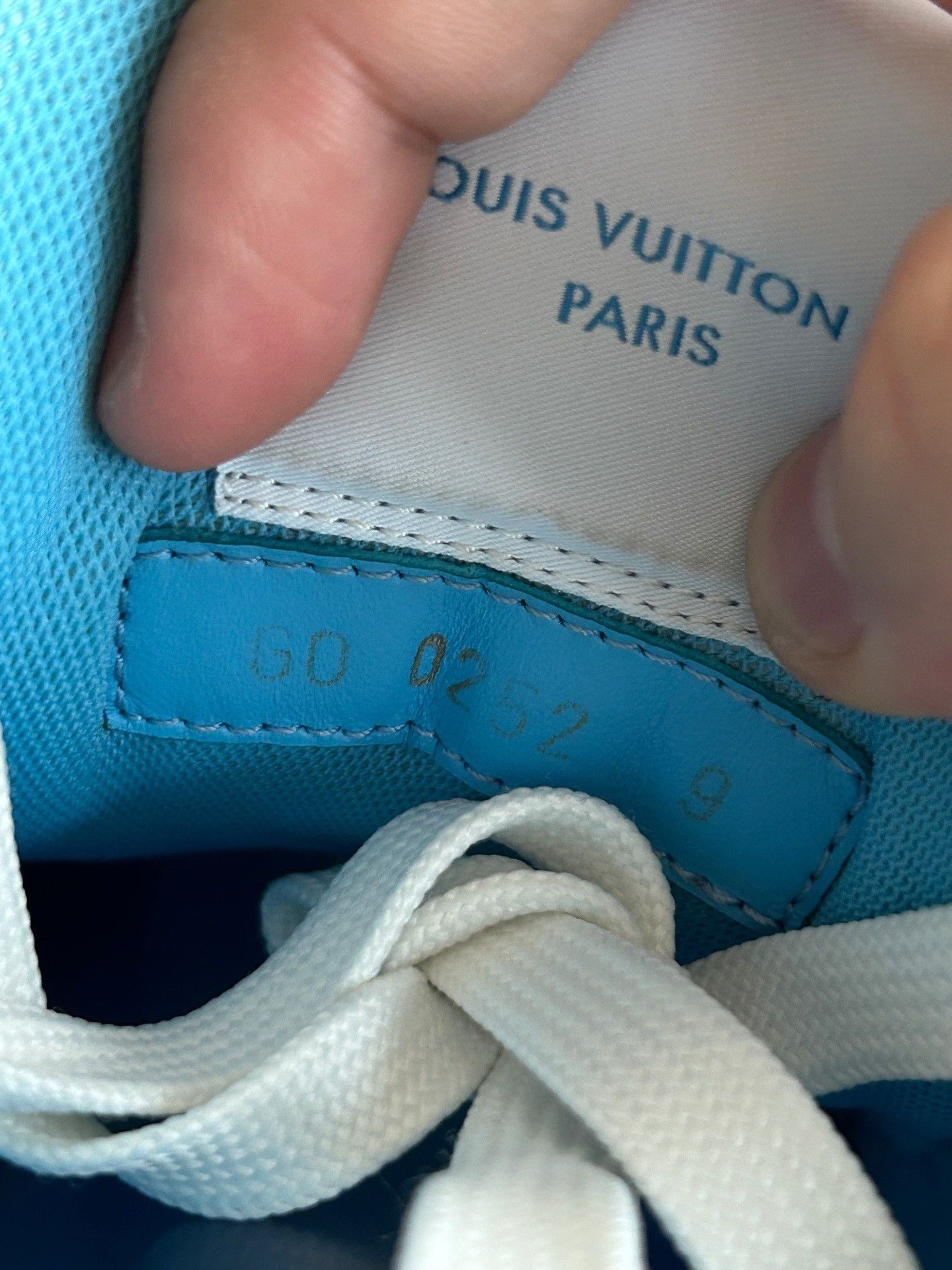 Louis Vuitton Louis Vuitton Training Blue Lowtop Sneakers 43 Men Size US 10 / EU 43 - 5 Thumbnail