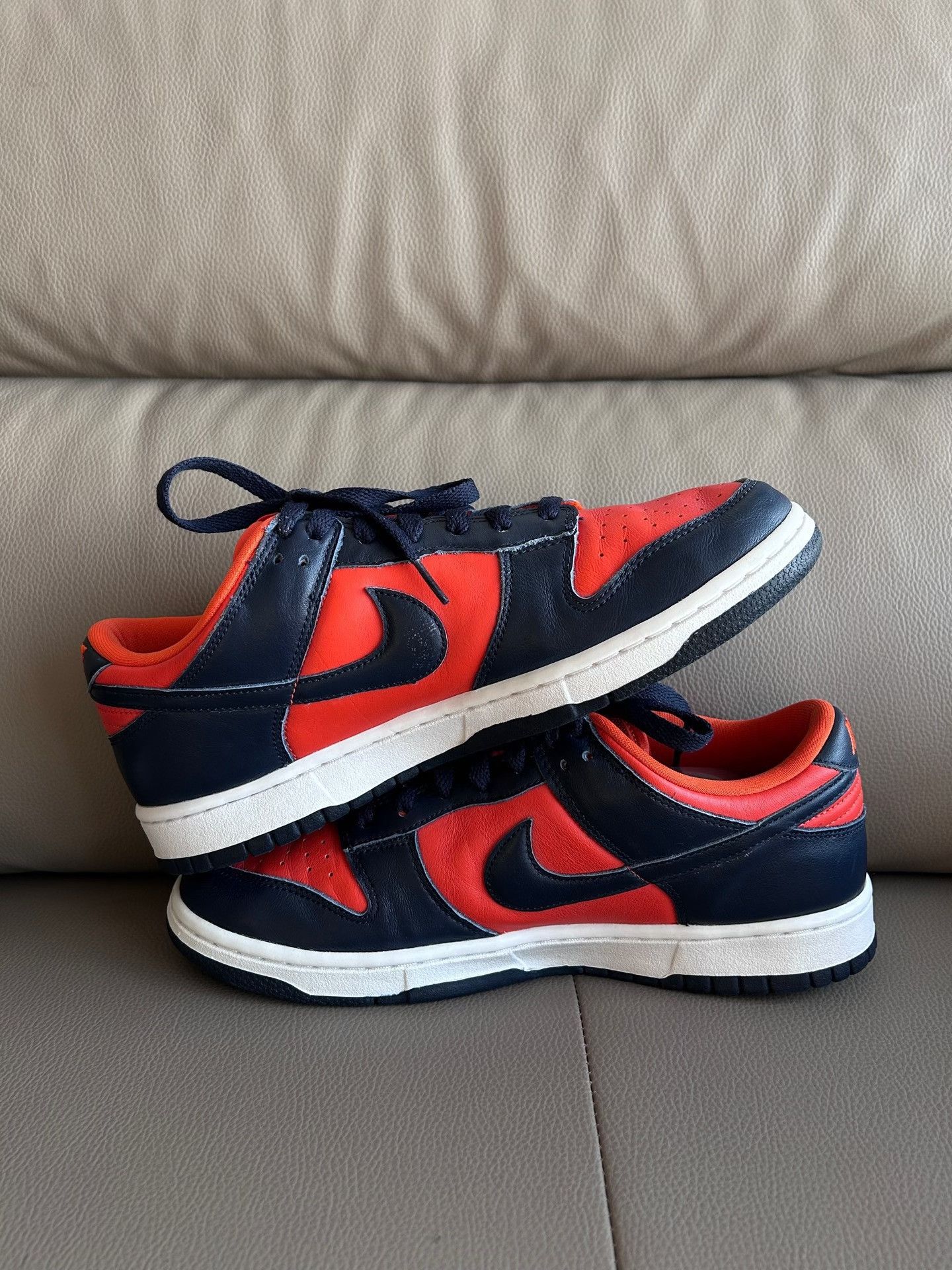 Nike Nike Orange Lowtop Sneakers 42 Men Size US 9 / EU 42 - 6 Thumbnail