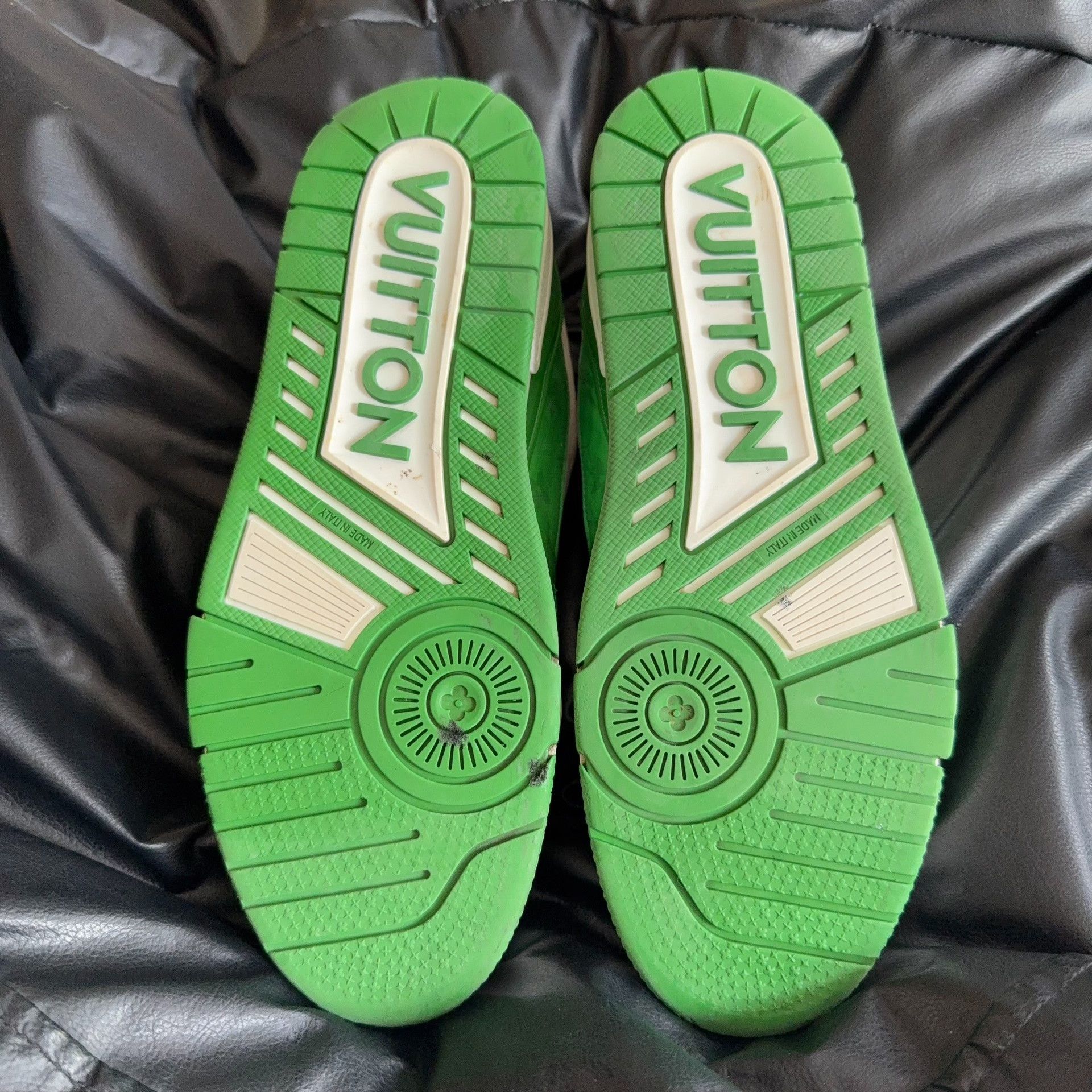 Louis Vuitton Louis Vuitton Training Green Lowtop Sneakers 8.5 Men Size US 8.5 / EU 41-42 - 4 Thumbnail