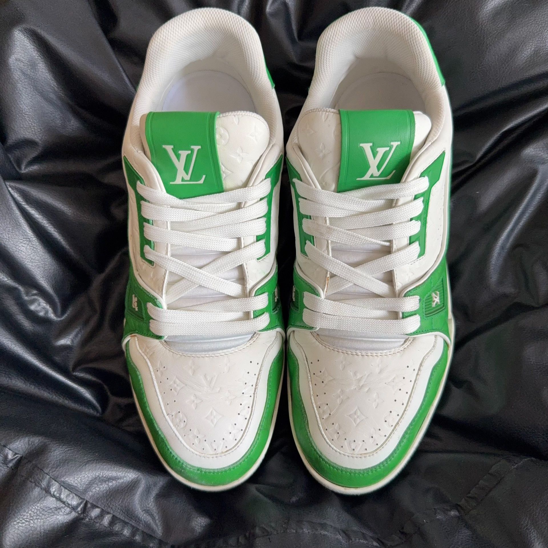Louis Vuitton Louis Vuitton Training Green Lowtop Sneakers 8.5 Men Size US 8.5 / EU 41-42 - 2 Thumbnail