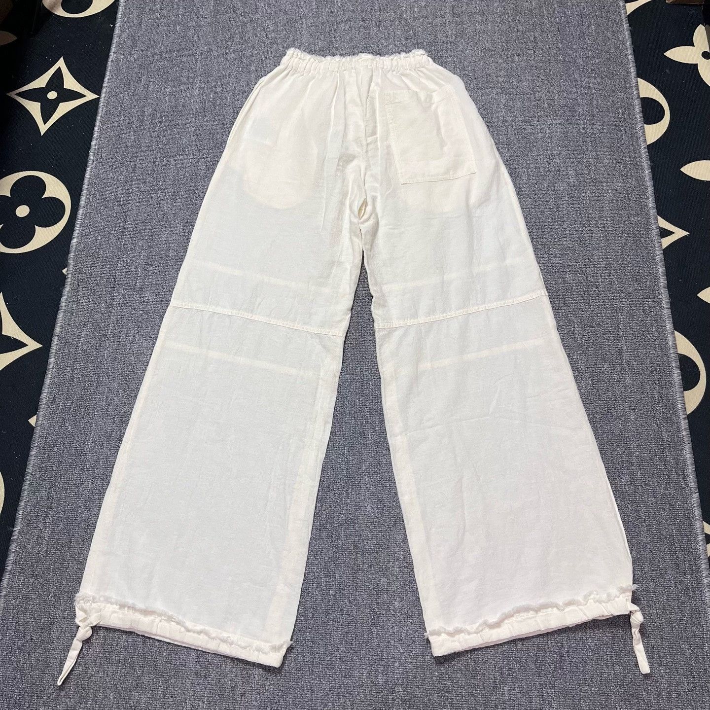 Acne Studios Acne Studios Linen Cotton White Pants 32 Women Size 32" / US 10 / IT 46 - 2 Thumbnail