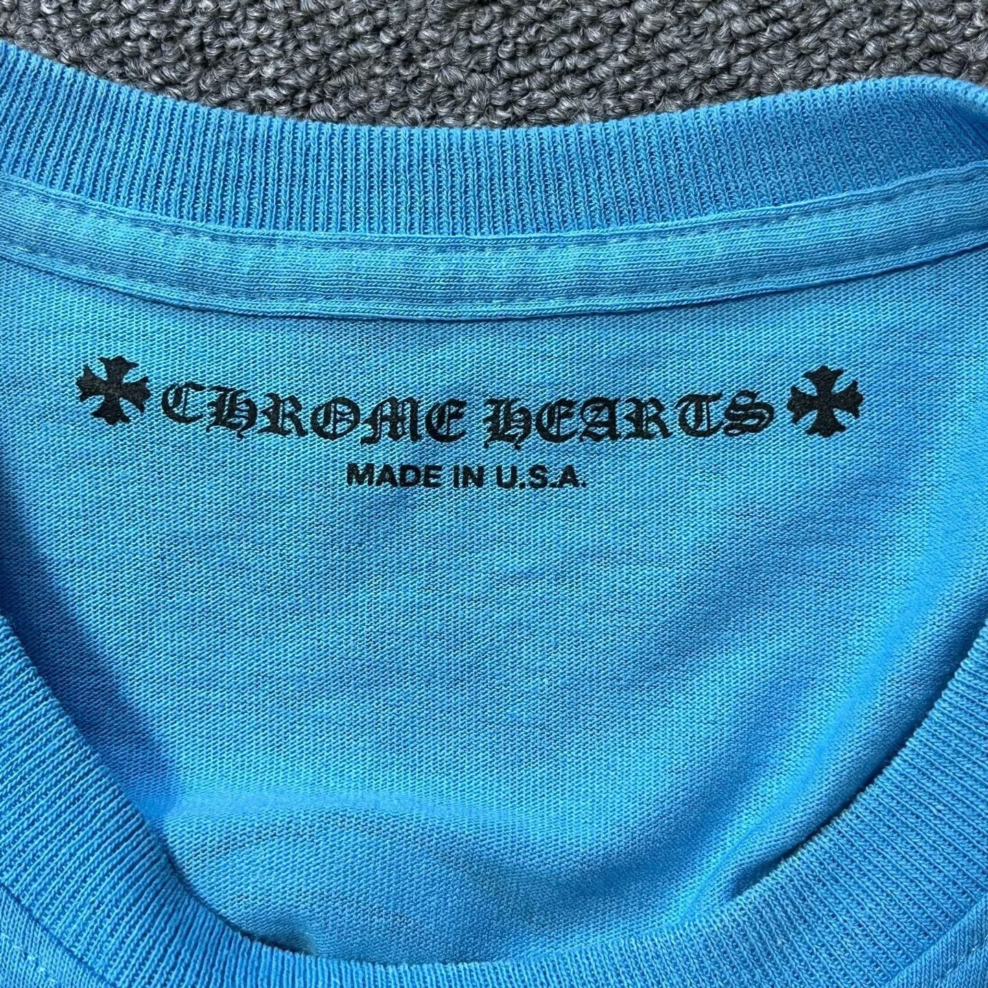 Chrome Hearts Chrome Hearts Blue T-Shirt M Men Size US M / EU 48-50 / 2 - 3 Thumbnail