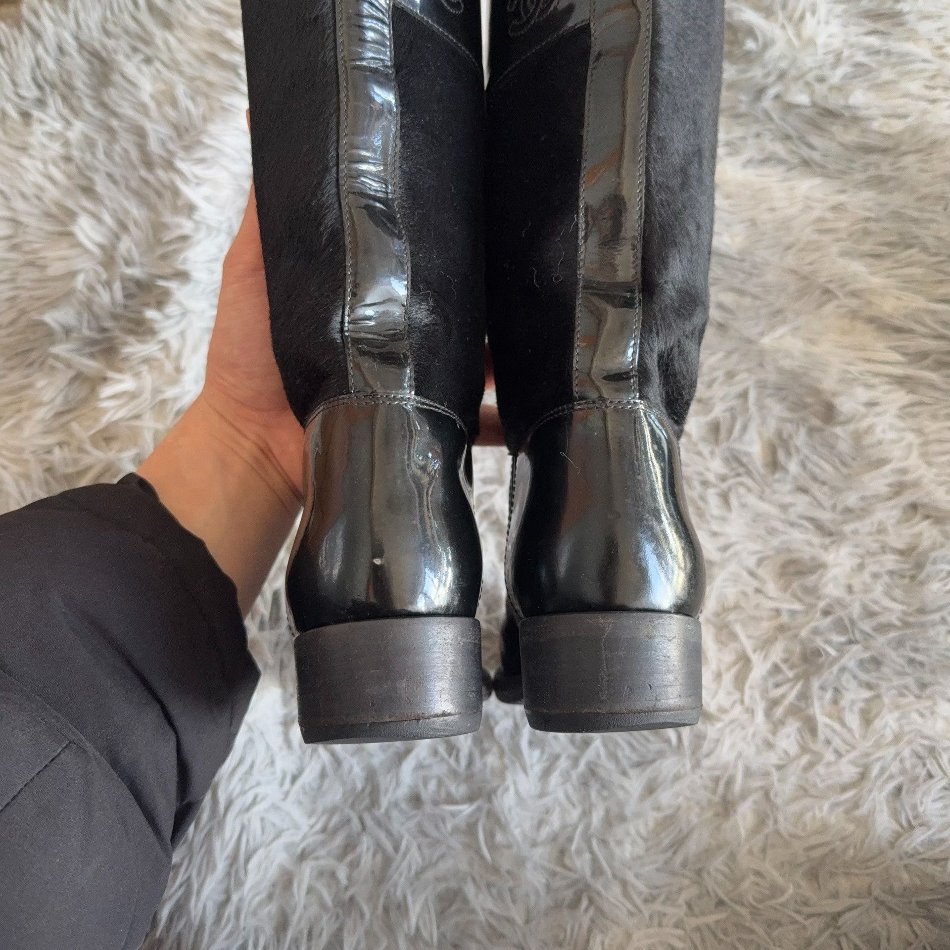 Chanel Chanel Patent Boots 36 Women Size US 6 / IT 36 - 3 Thumbnail