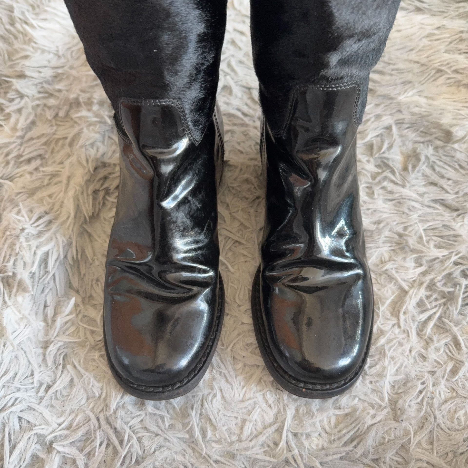 Chanel Chanel Patent Boots 36 Women Size US 6 / IT 36 - 2 Thumbnail