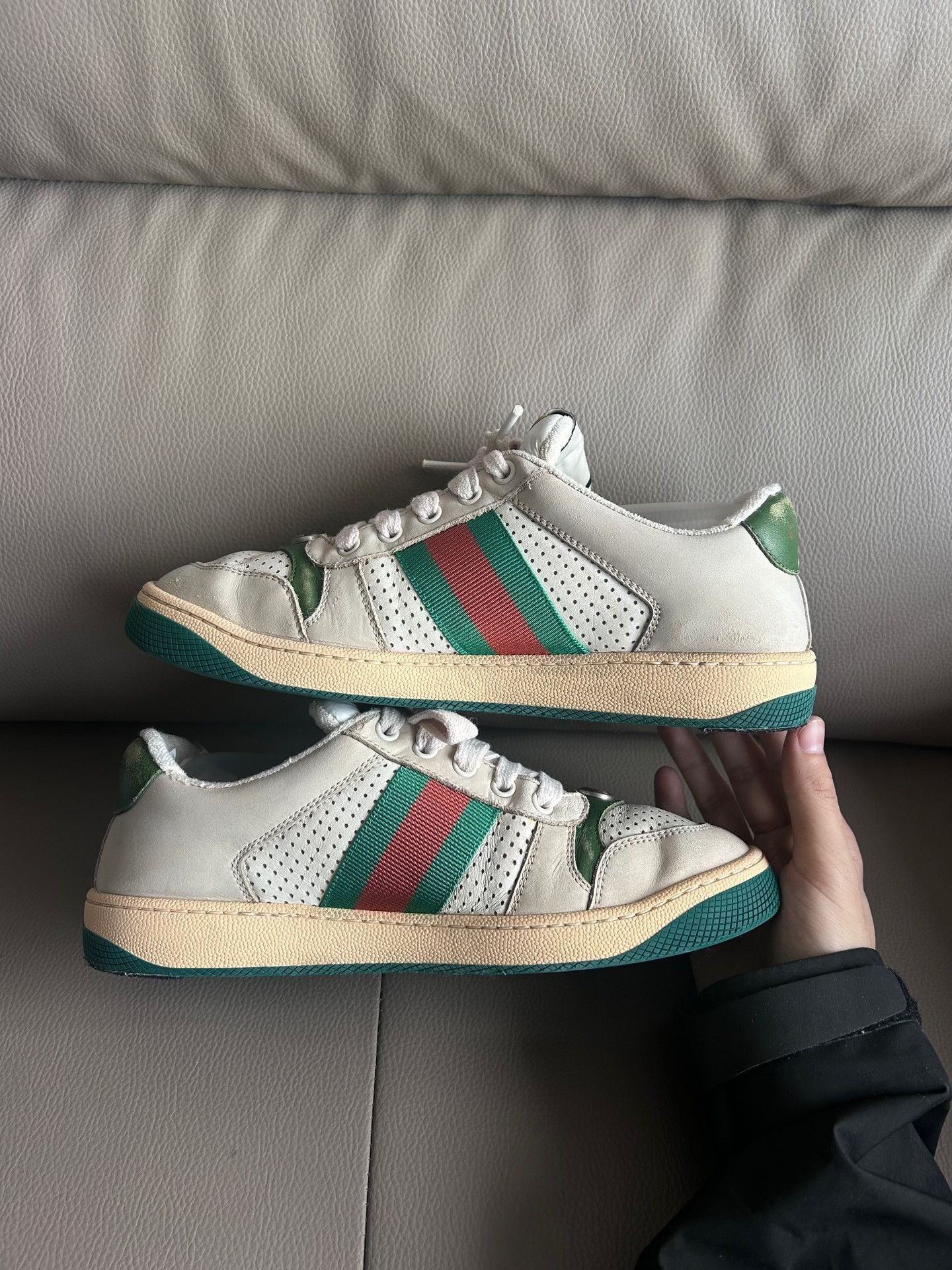 Gucci Gucci Lowtop Sneakers 37 Women Size US 6.5 / IT 36.5 - 7 Thumbnail