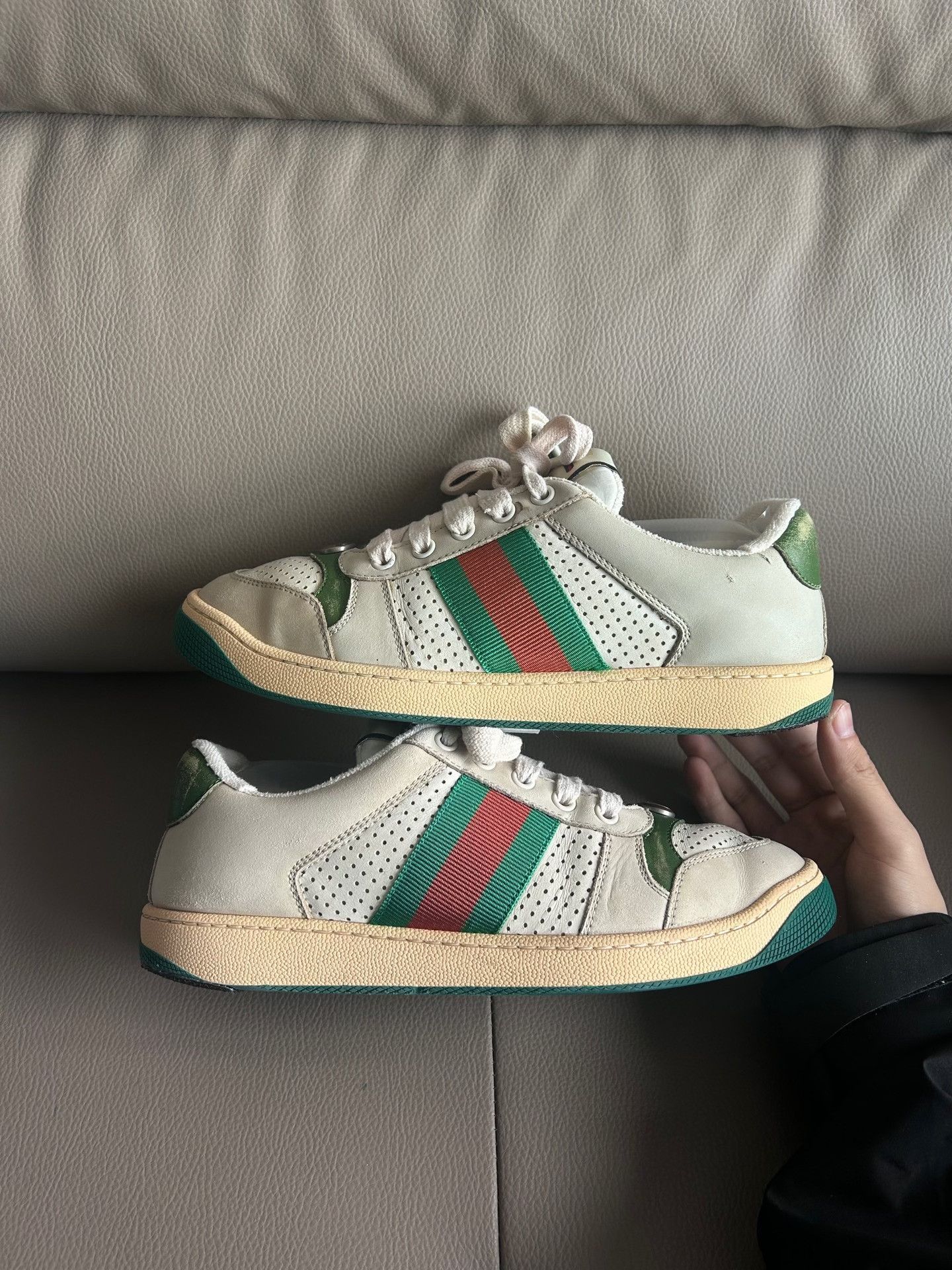 Gucci Gucci Lowtop Sneakers 37 Women Size US 6.5 / IT 36.5 - 6 Thumbnail