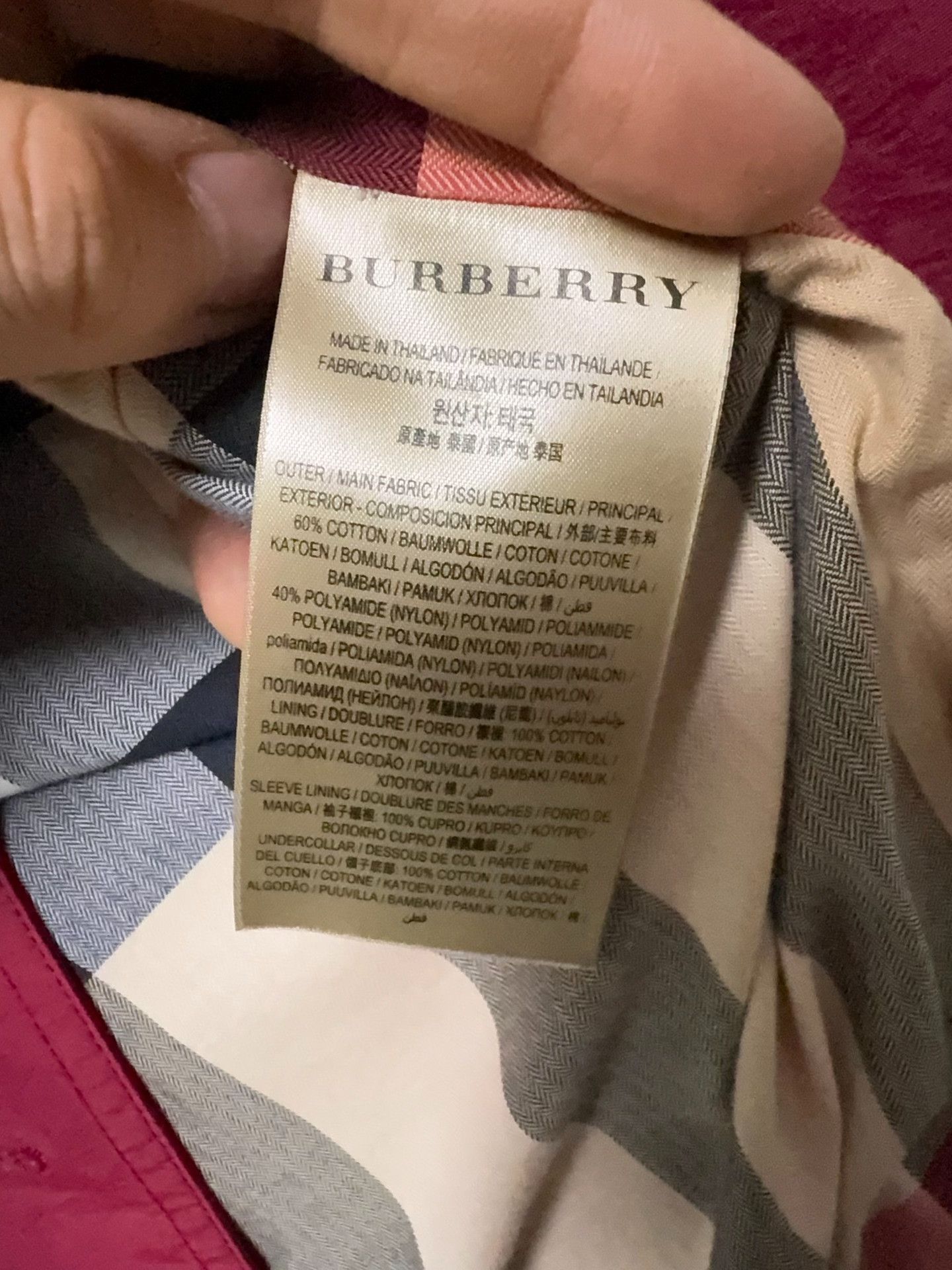 Burberry Burberry Red Coat S Women Size S / US 4 / IT 40 - 4 Thumbnail
