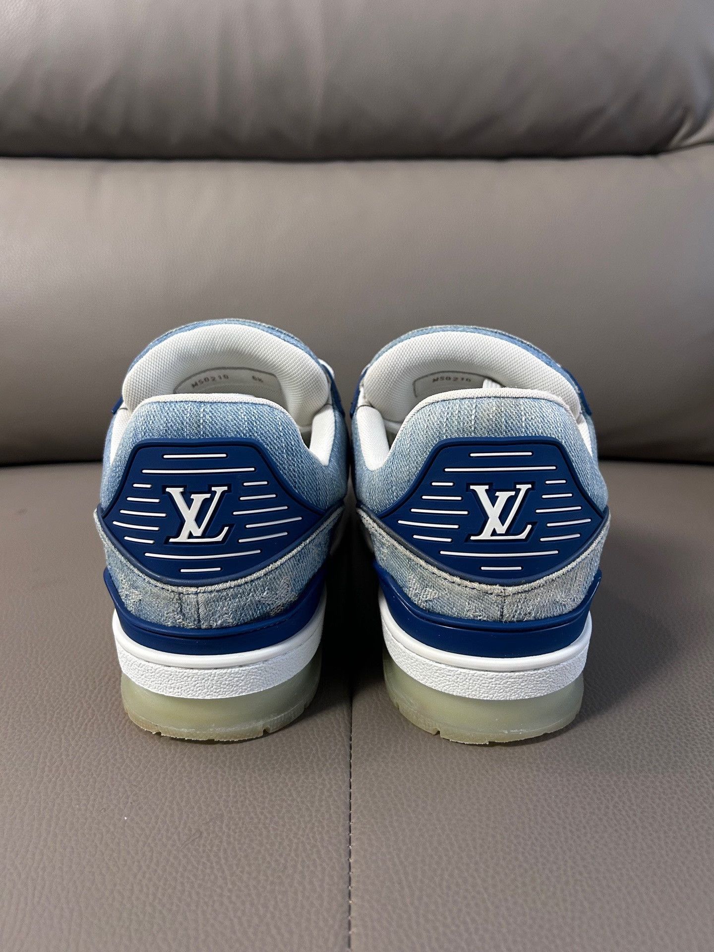 Louis Vuitton Louis Vuitton Training Denim Blue Lowtop Sneakers 40 Men Size US 7.5 / EU 40-41 - 3 Thumbnail