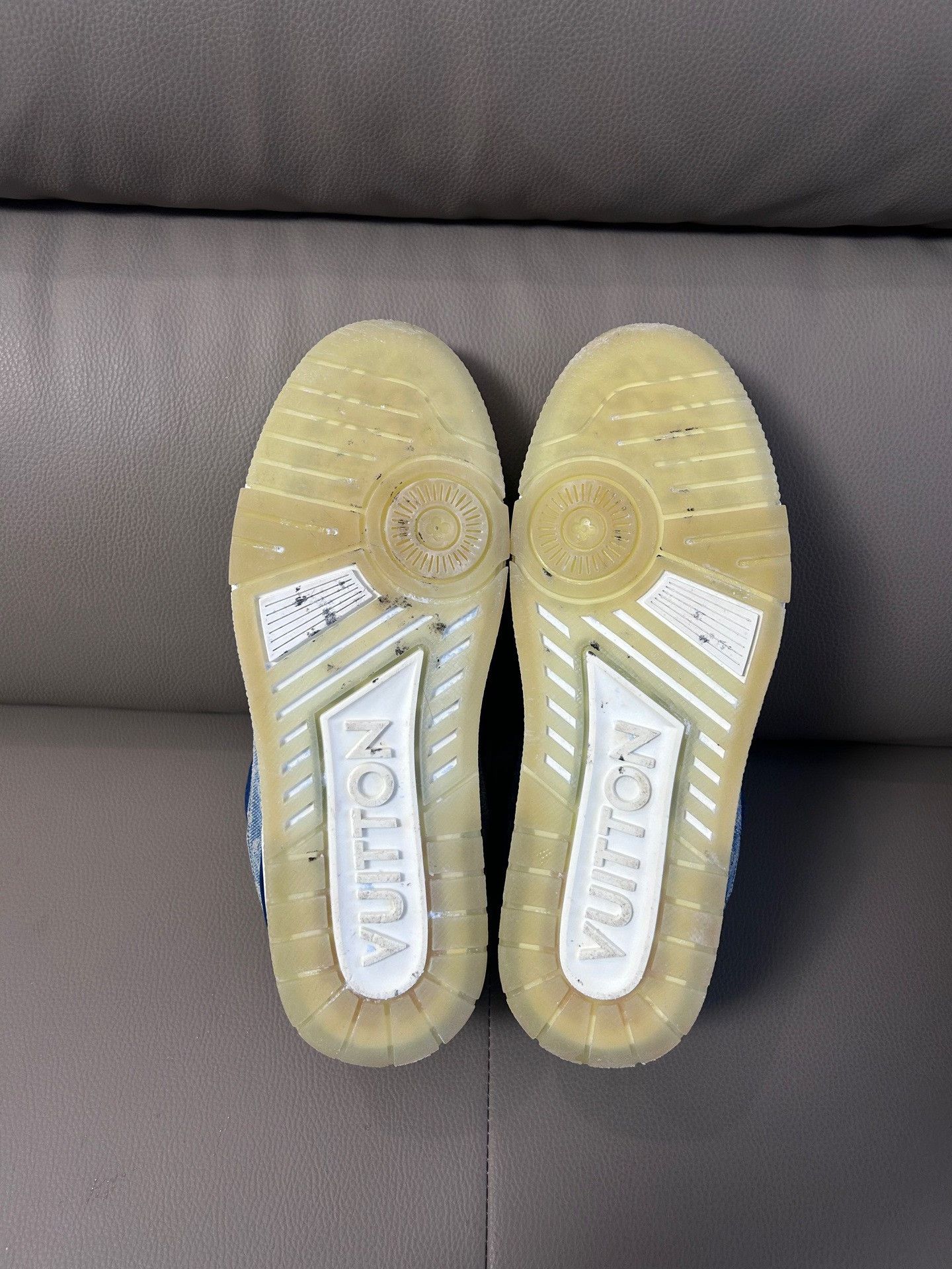 Louis Vuitton Louis Vuitton Training Denim Blue Lowtop Sneakers 40 Men Size US 7.5 / EU 40-41 - 4 Thumbnail