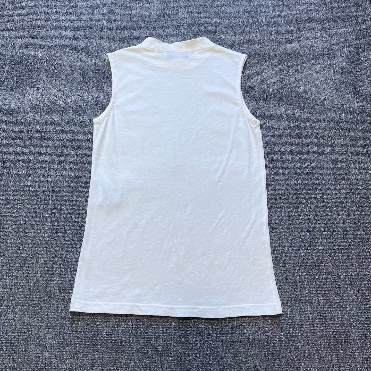 Balenciaga Balenciaga White Tank Top S Women Size S / US 4 / IT 40 - 2 Thumbnail