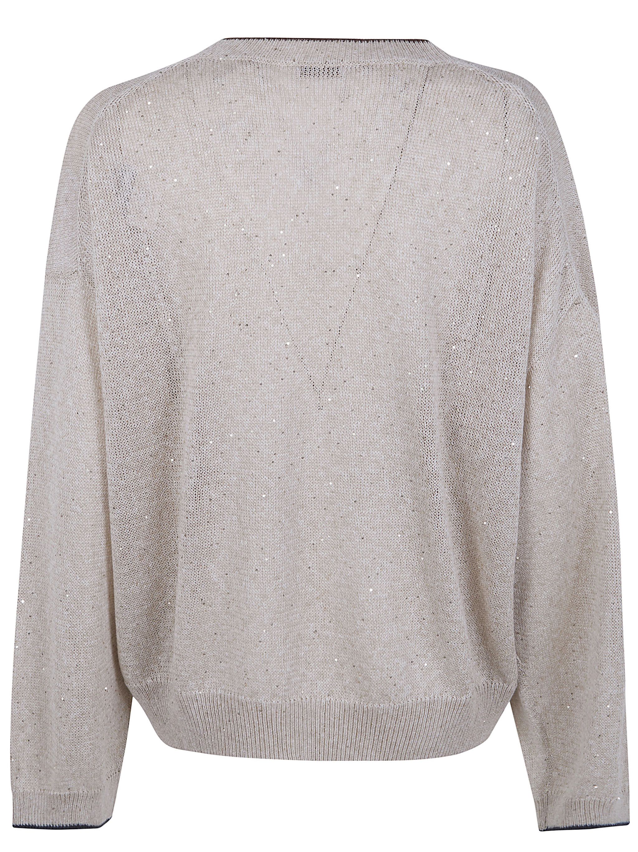 Brunello Cucinelli ROUND NECK SWEATER Size M / US 6-8 / IT 42-44 - 2 Thumbnail