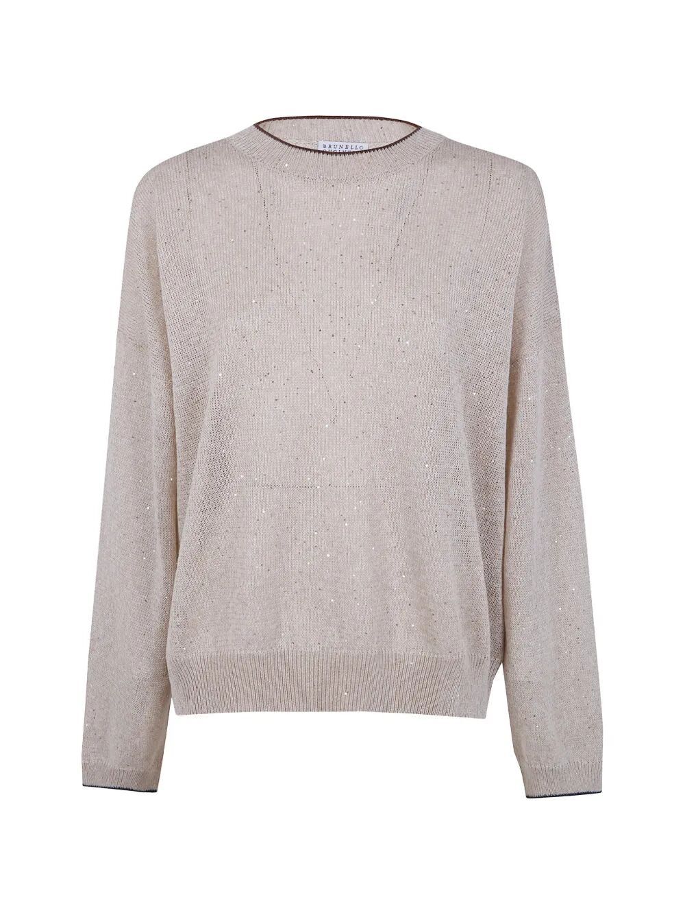 Brunello Cucinelli ROUND NECK SWEATER Size M / US 6-8 / IT 42-44 - 4 Thumbnail