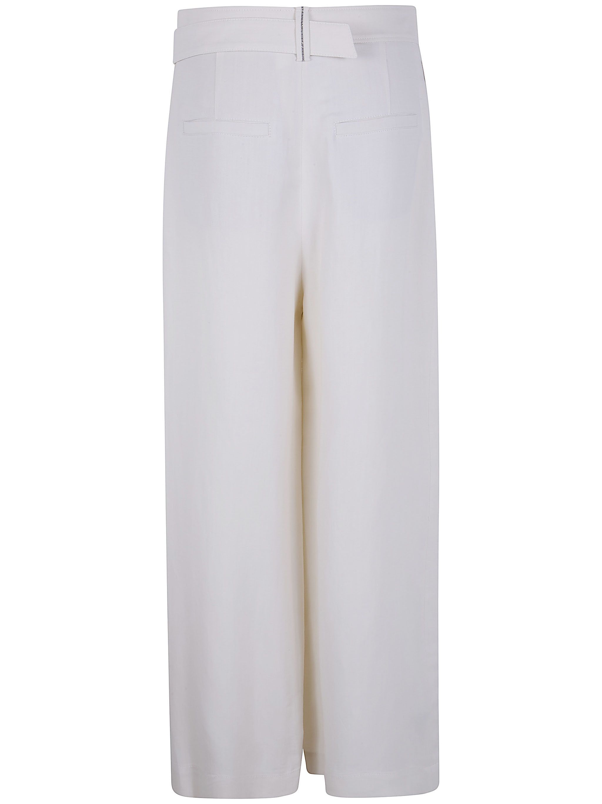 Brunello Cucinelli WIDE LEG PANTS Size 30" / US 8 / IT 44 - 7 Thumbnail