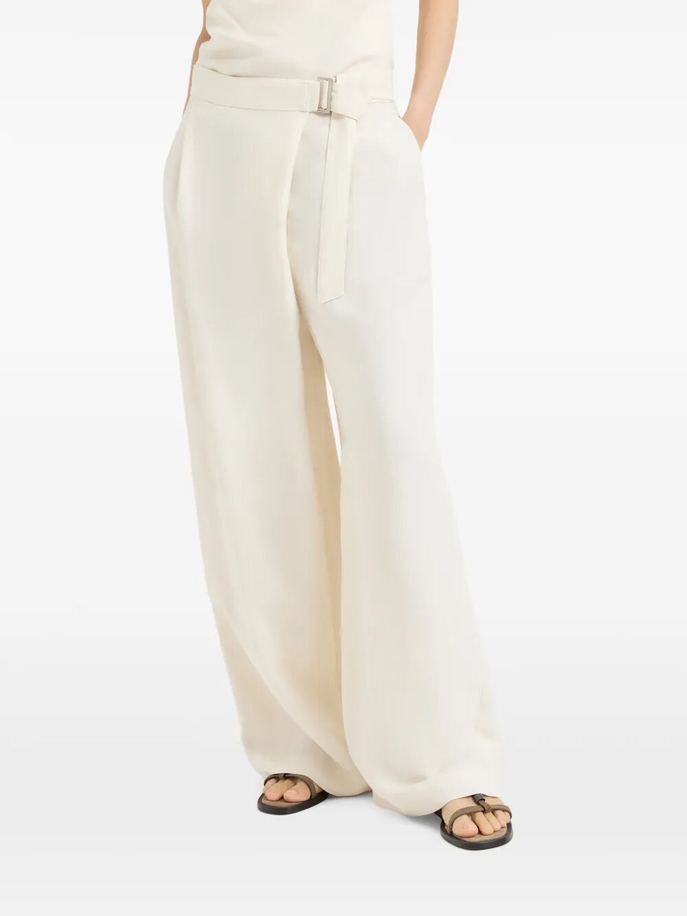 Brunello Cucinelli WIDE LEG PANTS Size 30" / US 8 / IT 44 - 4 Thumbnail