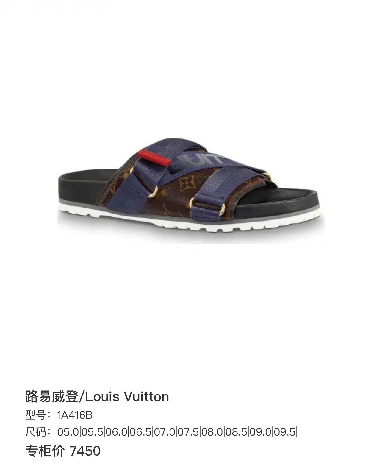 Louis Vuitton Louis Vuitton Sandals 42 Men Size US 9 / EU 42 - 9 Thumbnail