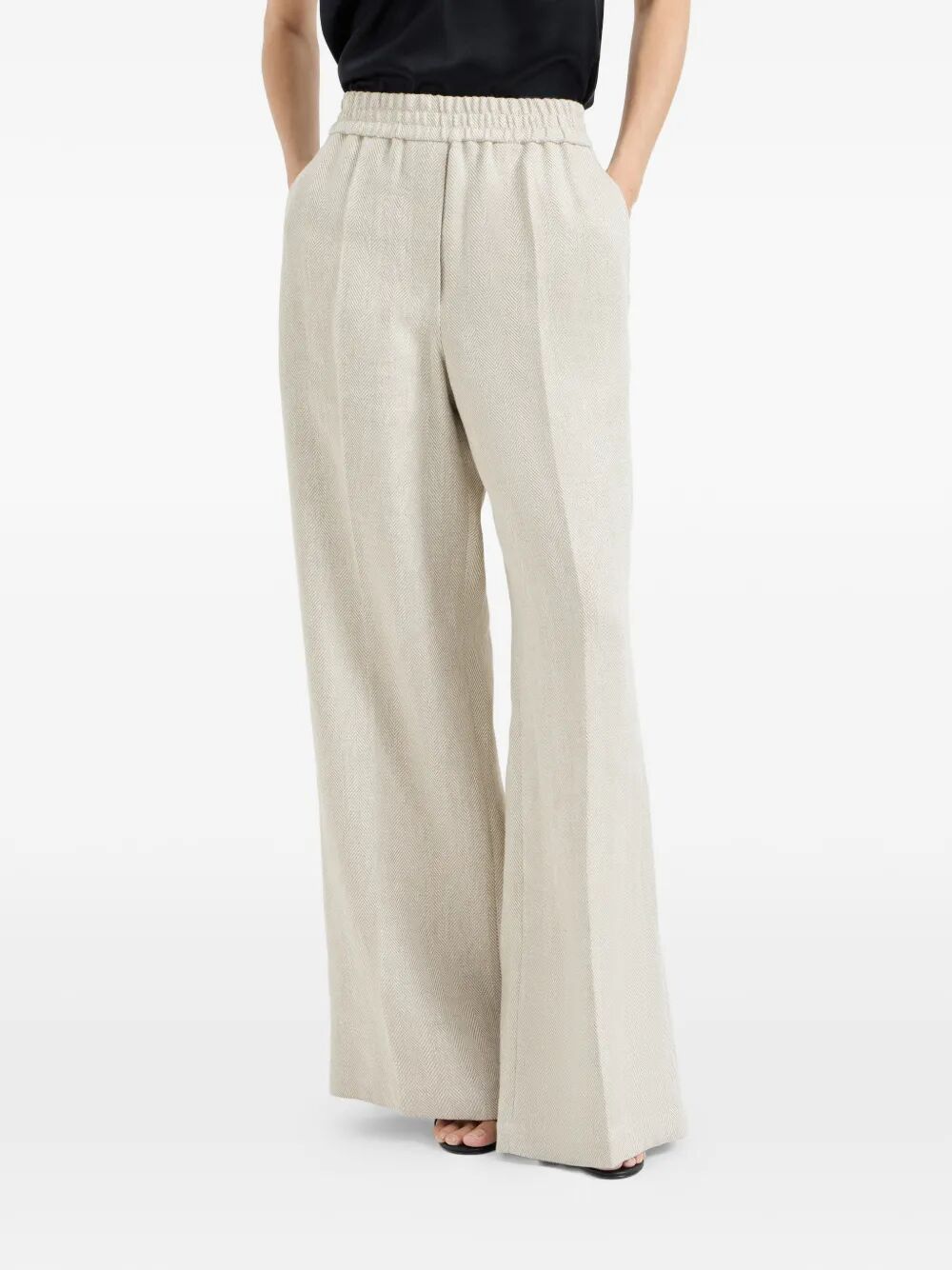 Brunello Cucinelli WIDE LEG TROUSERS Size 28" / US 6 / IT 42 - 5 Thumbnail