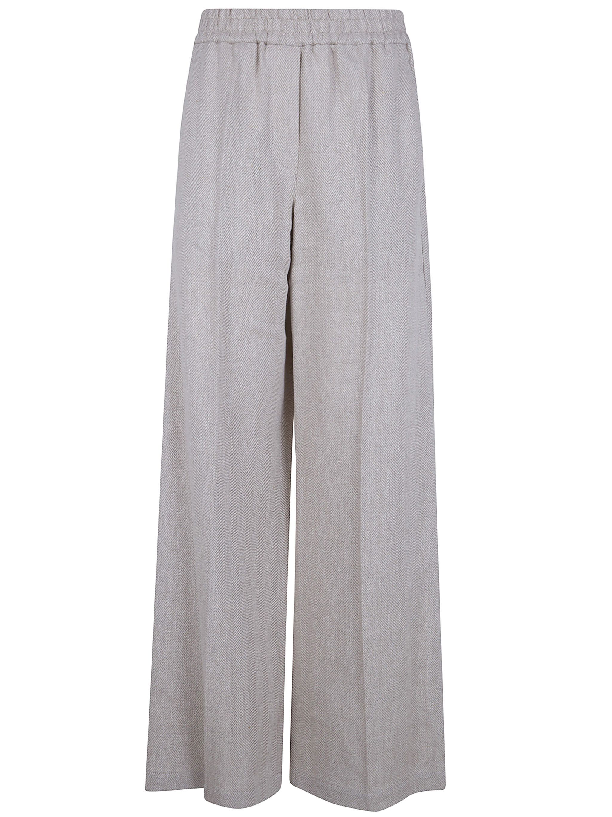 Brunello Cucinelli WIDE LEG TROUSERS Size 30" / US 8 / IT 44 - 6 Thumbnail
