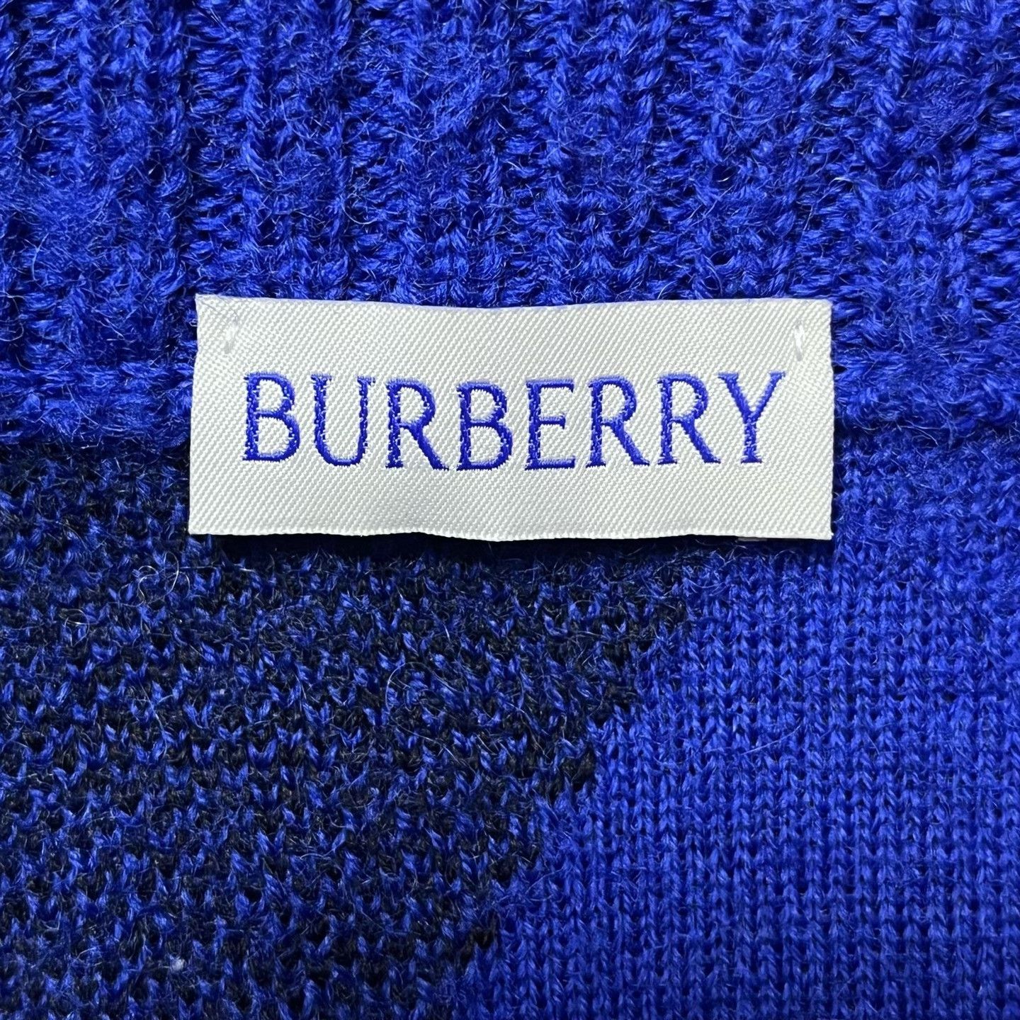 Burberry Burberry Wool Plaid Blue Sweater XL Men Size US XL / EU 56 / 4 - 4 Thumbnail