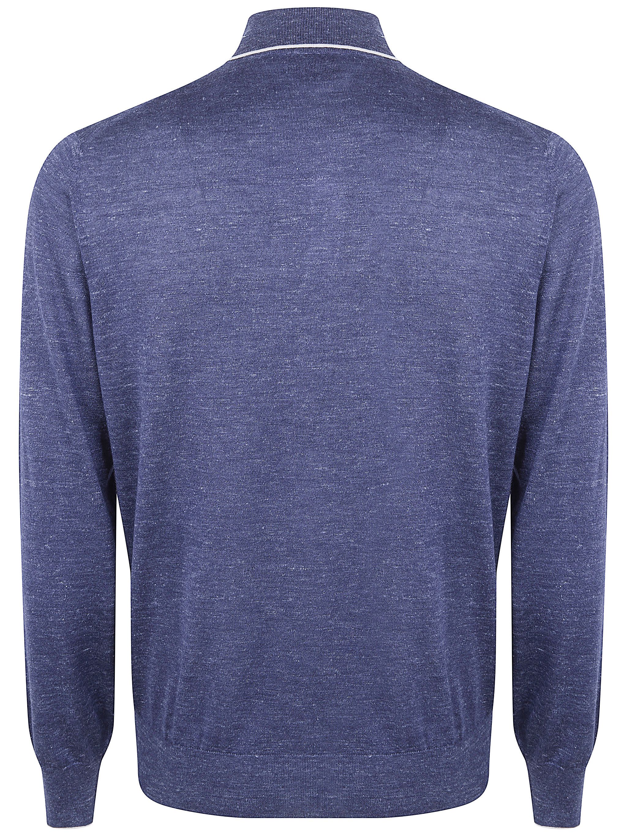 Brunello Cucinelli LONG SLEEVES POLO SHIRT Size US XL / EU 56 / 4 - 7 Thumbnail