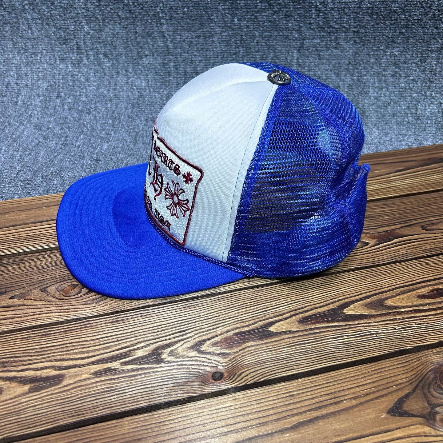 Chrome Hearts Chrome Hearts Limited Embroidered Blue Hat L Men Size ONE SIZE - 2 Thumbnail