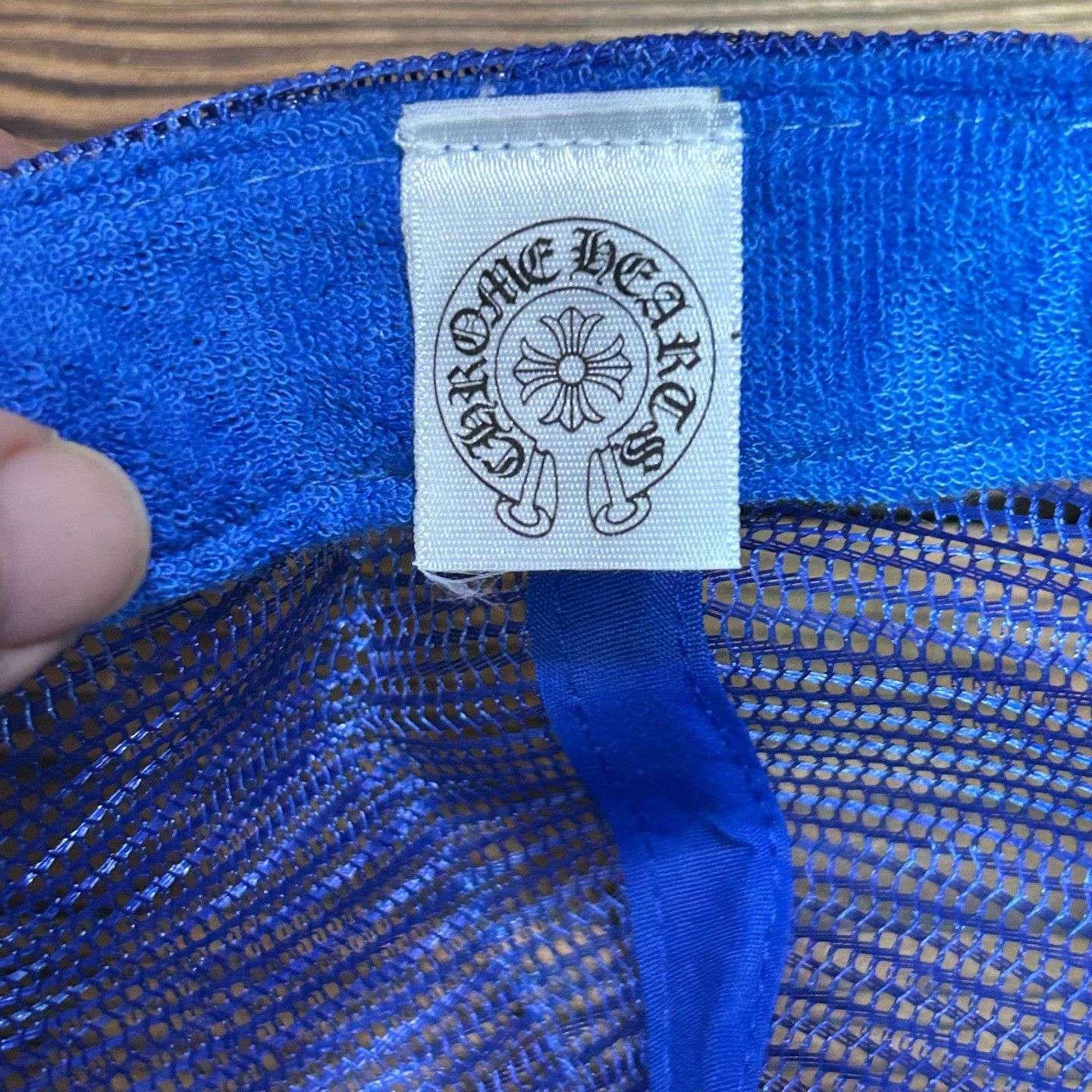 Chrome Hearts Chrome Hearts Limited Embroidered Blue Hat L Men Size ONE SIZE - 4 Thumbnail